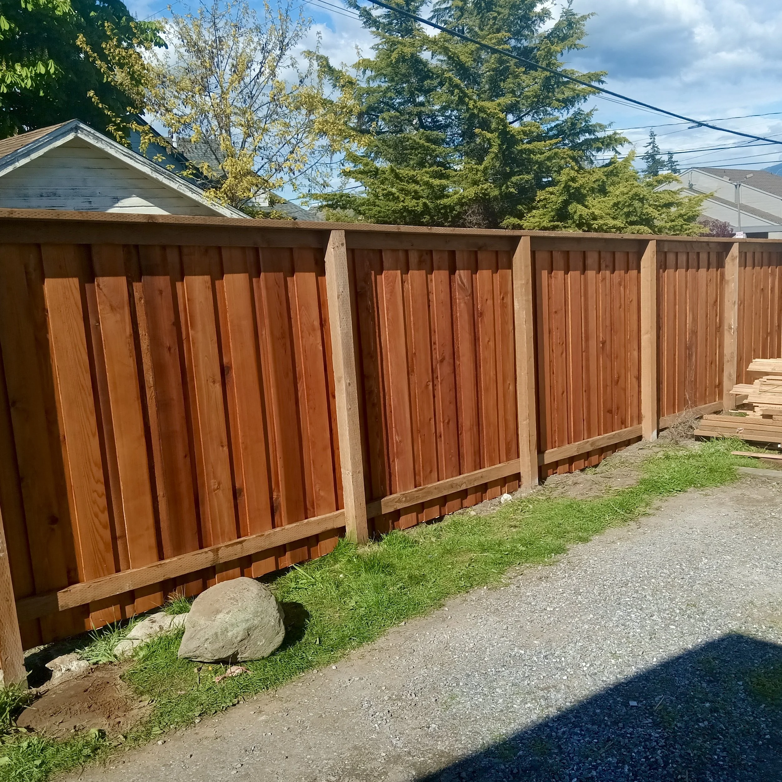 Board on Board Cedar Privacy Fence