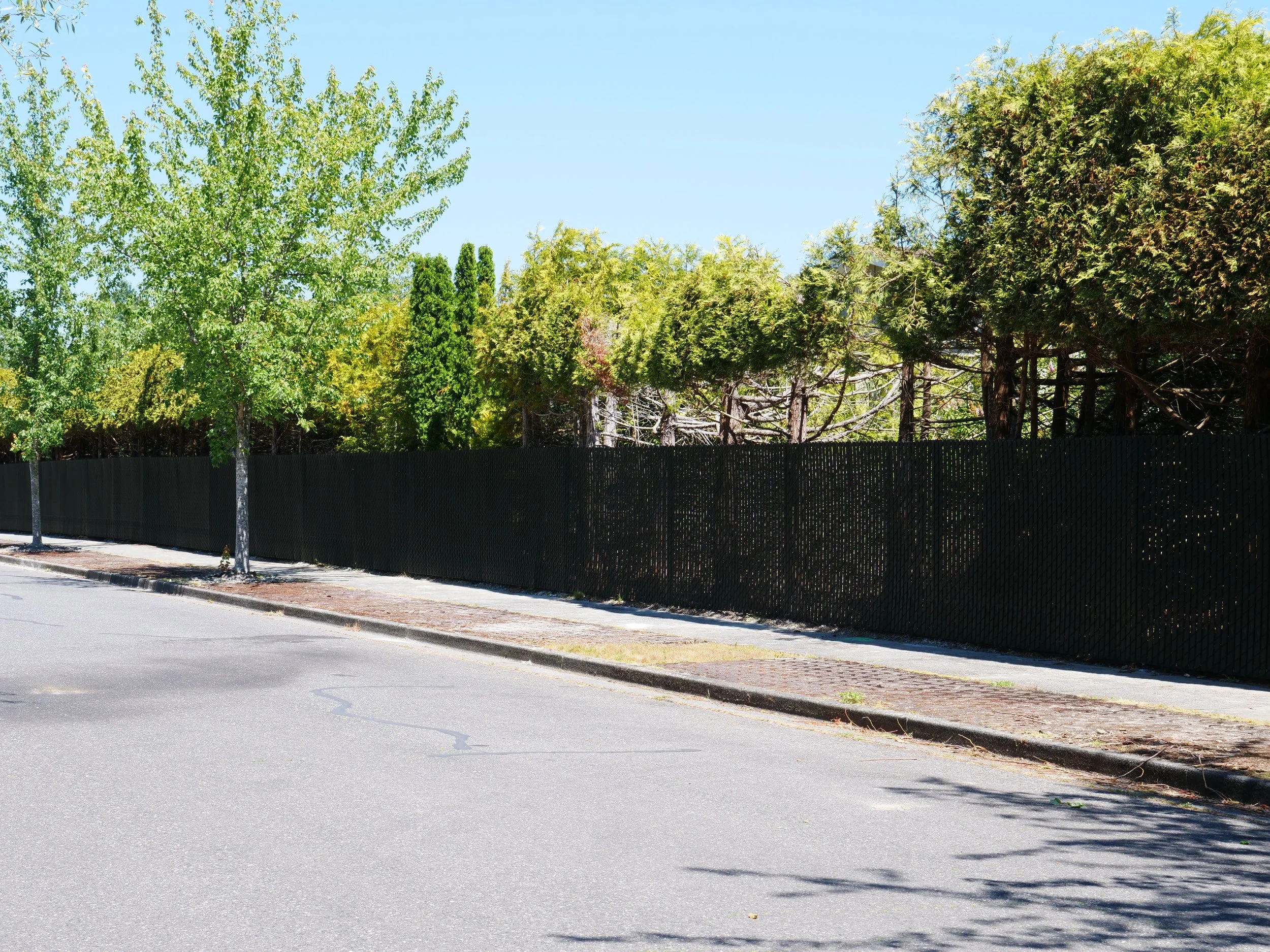 Black Privacy Chainlink - Powder Coated 