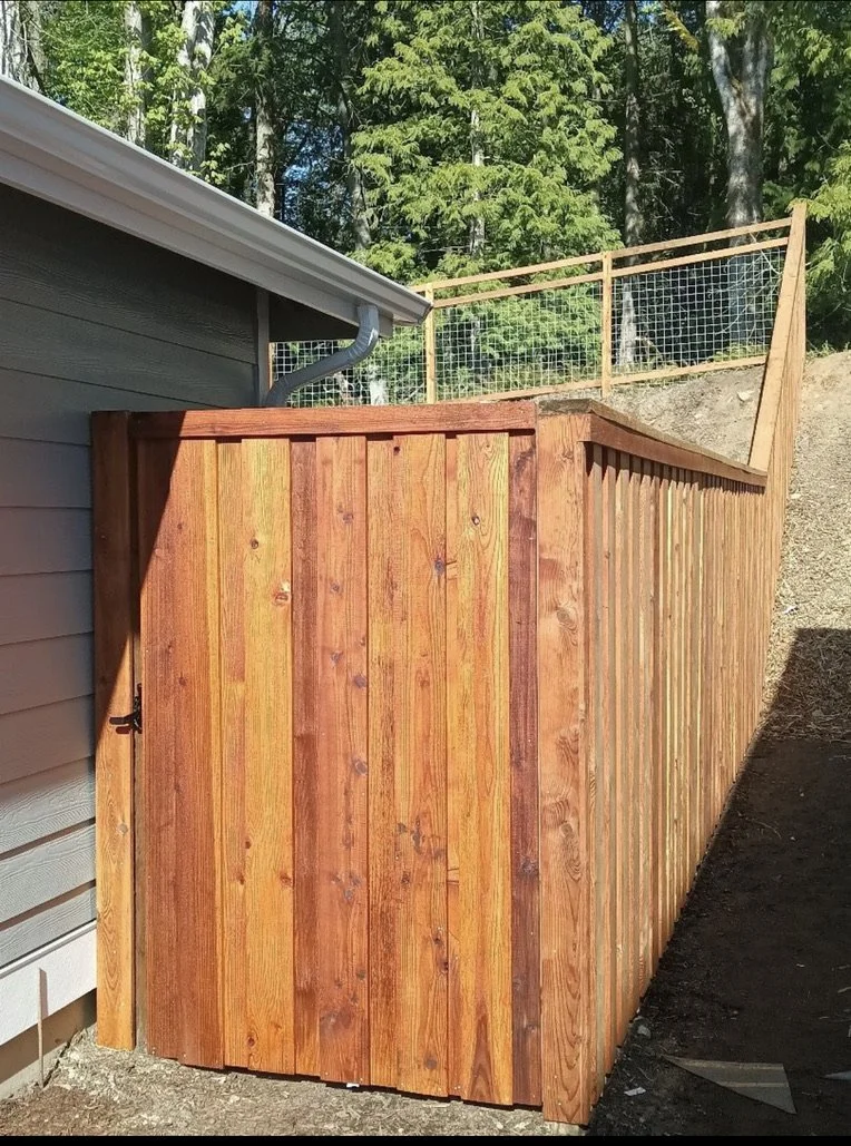 Board on Board Cedar Privacy Fence