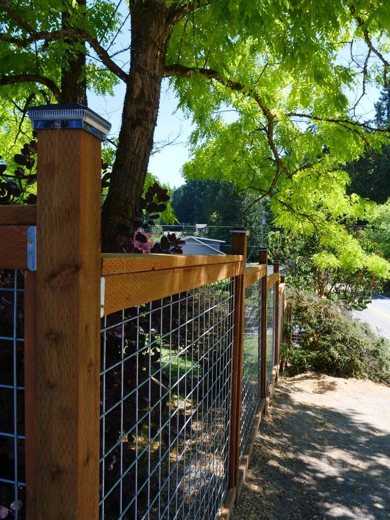 Gardenia - Galvanized Hogwire Cedar-Trimmed