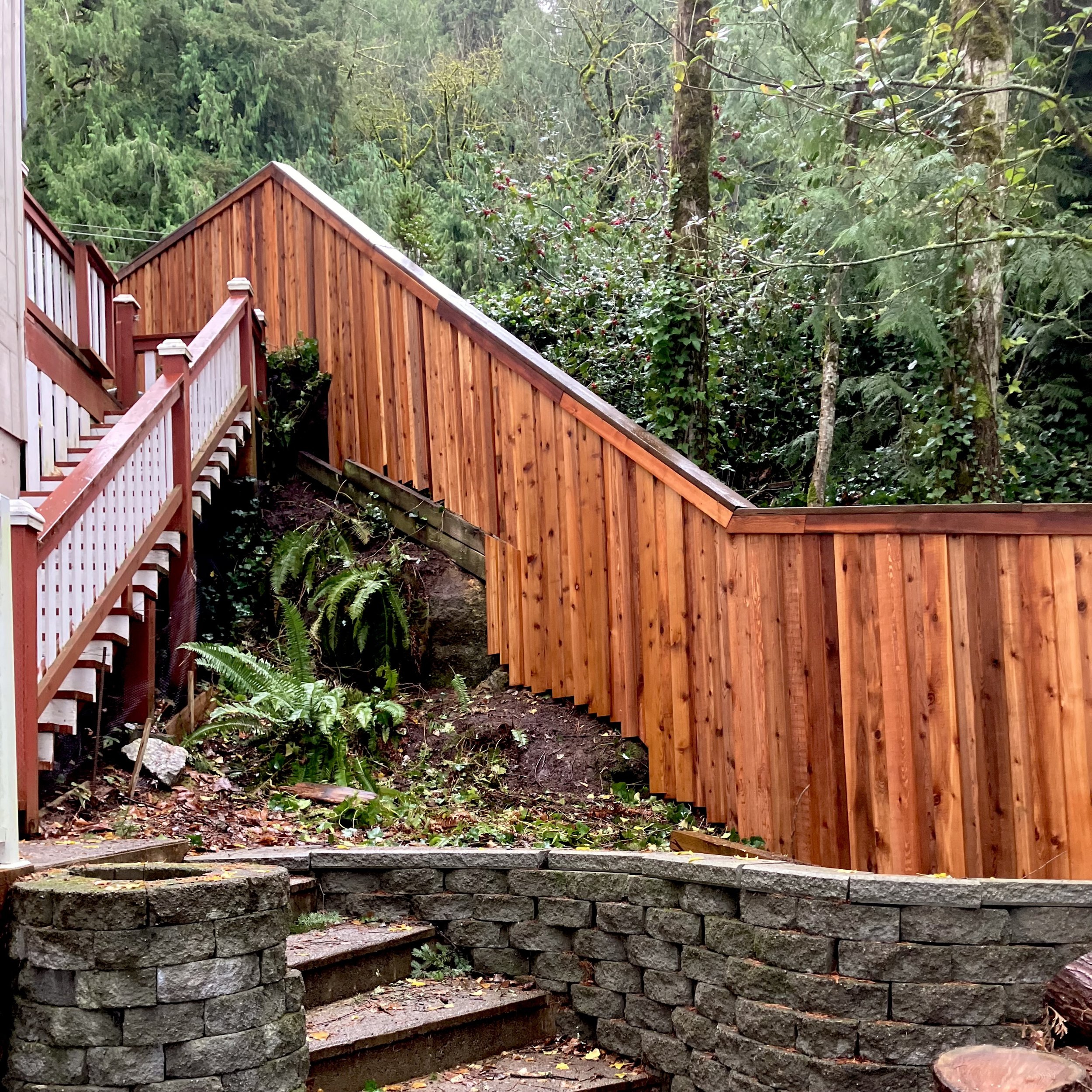 Bellingham Board on Board fence