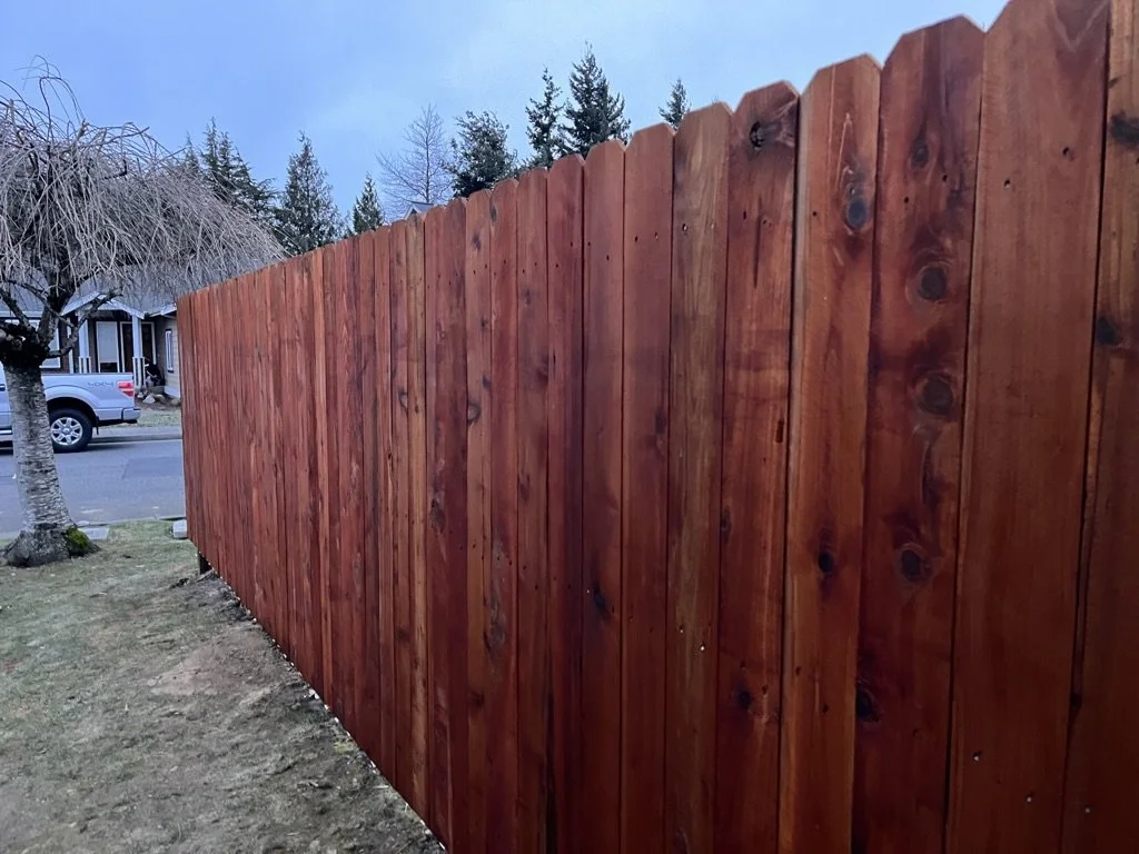 Silver Standard Cedar Privacy Fence
