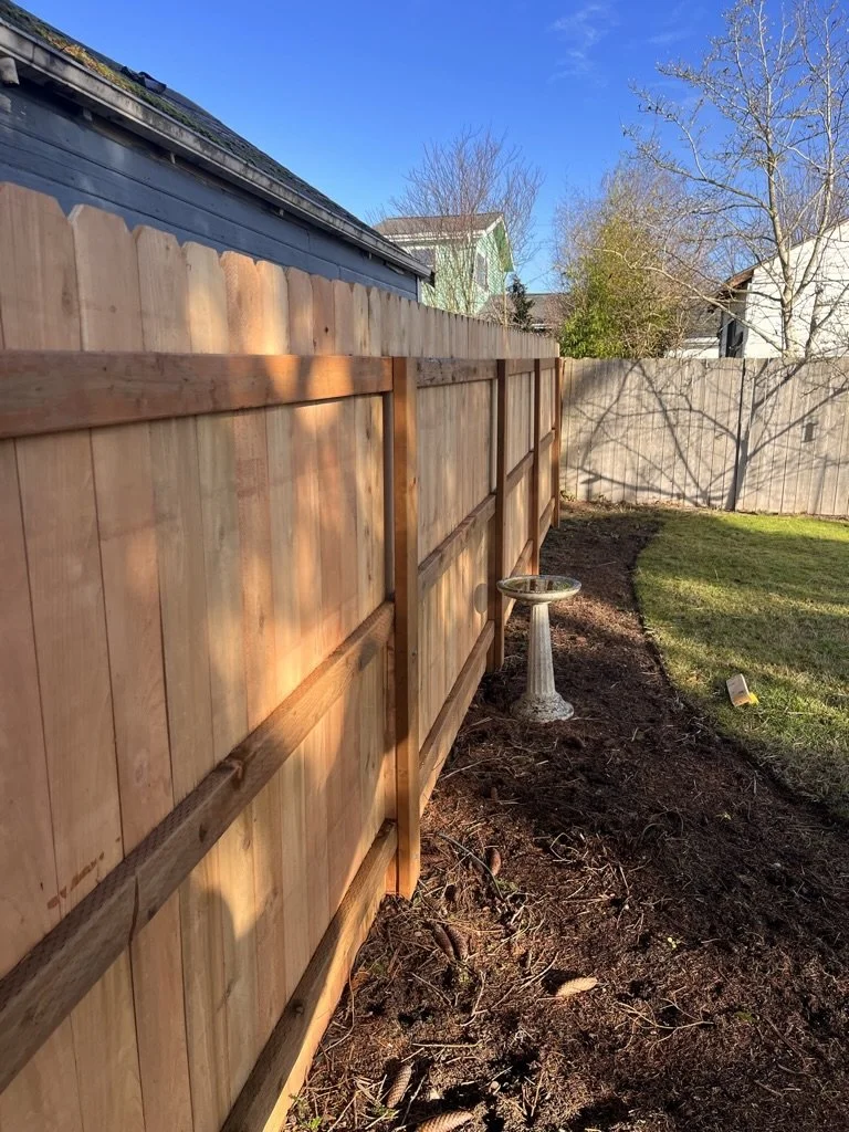 Silver Standard Cedar Privacy Fence