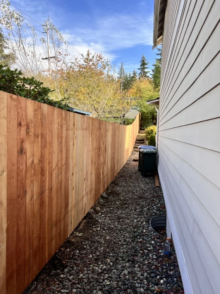 Silver Standard Cedar Privacy Fence