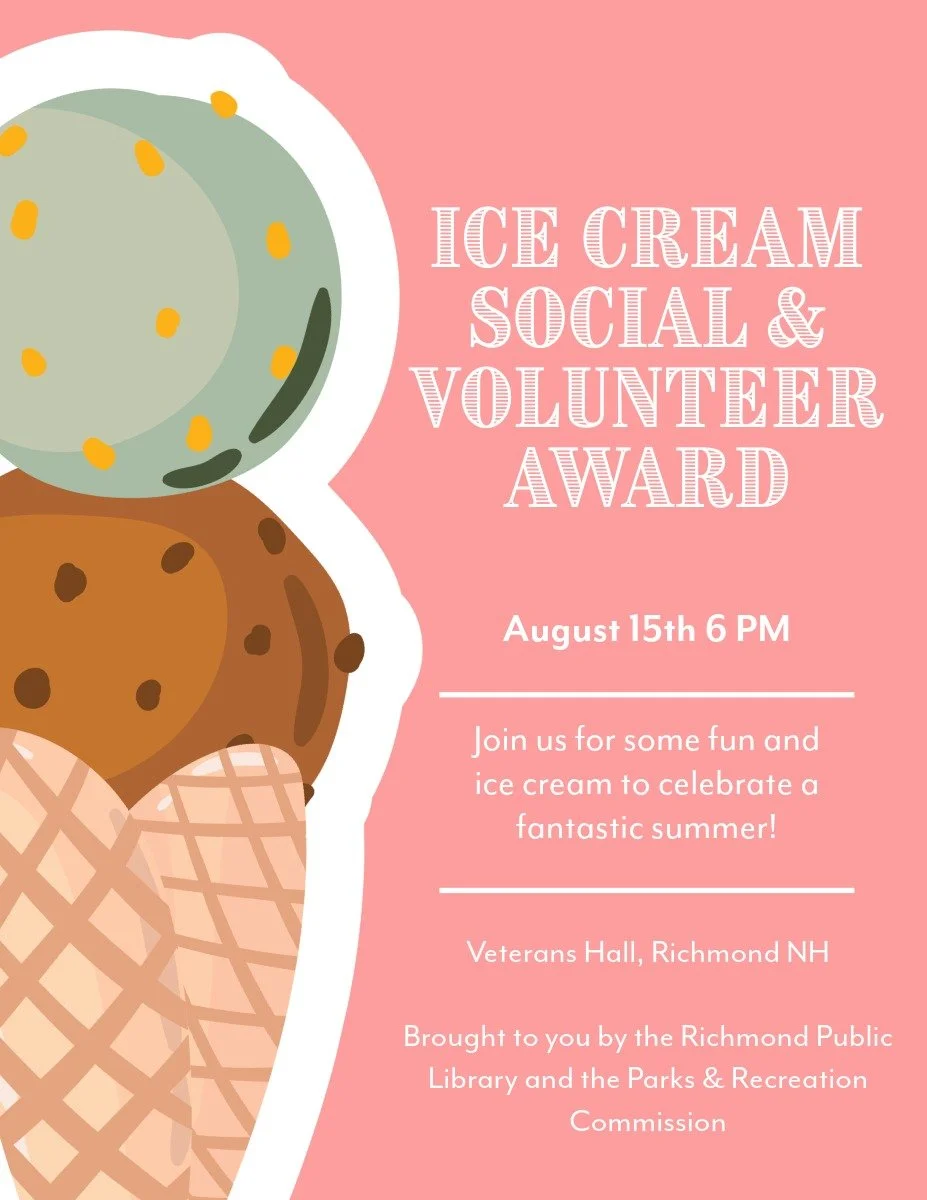 Ice Cream Social & Volunteer of the Year Award