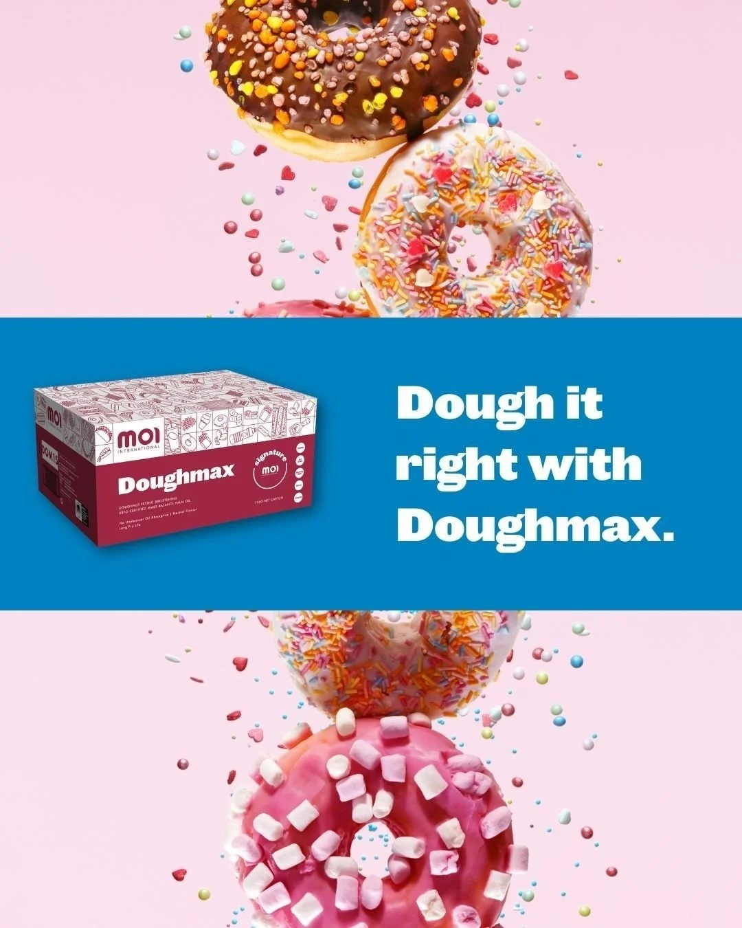Trusted by bakers, our Doughmax Doughnut Frying Shortening delivers consistency, performance and that irresistible crispy golden finish.
#moi #moiaustralia #packaging #margarine #bakeryingredients #bakerymargarines #bakeryoils #bakerymanufacturers #