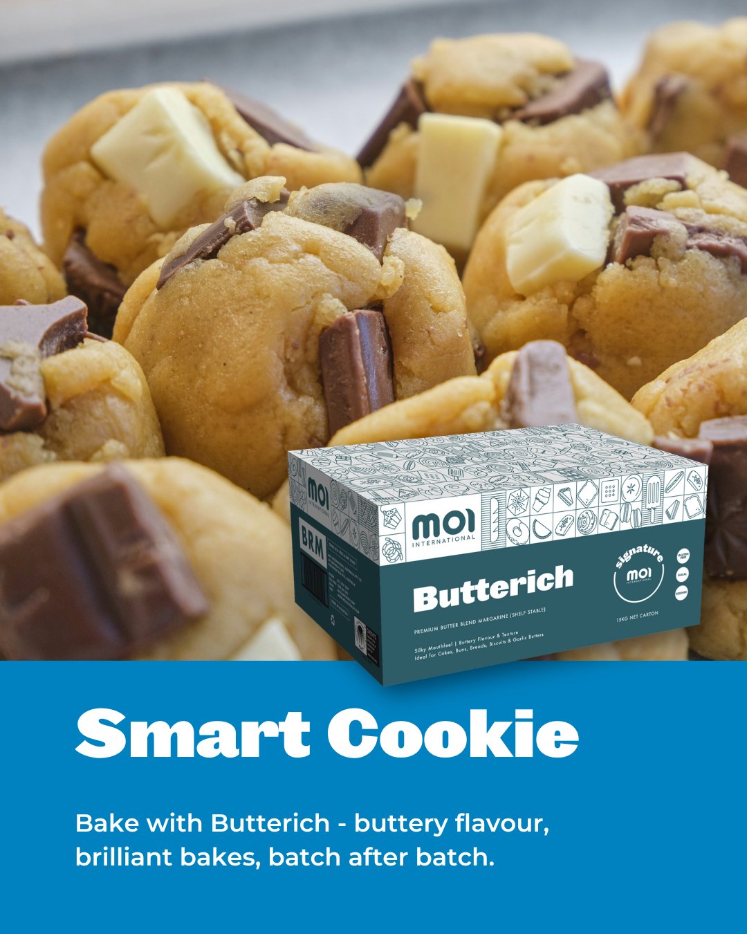 Butter prices might be rising, but your bakes don&rsquo;t have to suffer. 

Butterich is a premium margarine which incorporates a portion of real butter fat, giving breads, buns, biscuits, cakes and even garlic butters a silky smooth mouthfeel and ou
