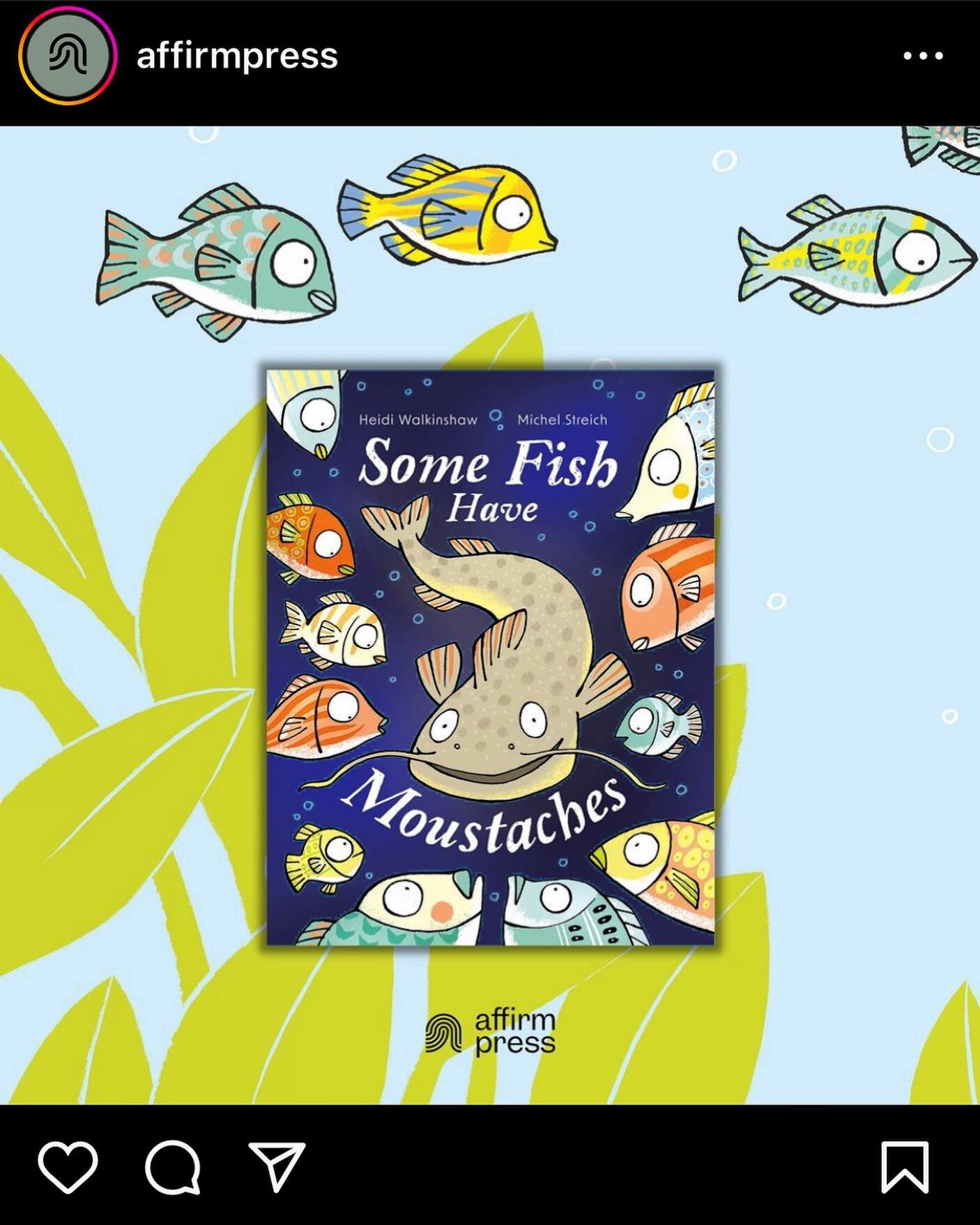 So I wrote a thing and some amazing humans @affirmpress thought it was pretty great. Then with the superb @michelstreich_illustrator it came to life and now it is almost here!

Celebrate fish of all shapes and sizes, especially those sporting gloriou