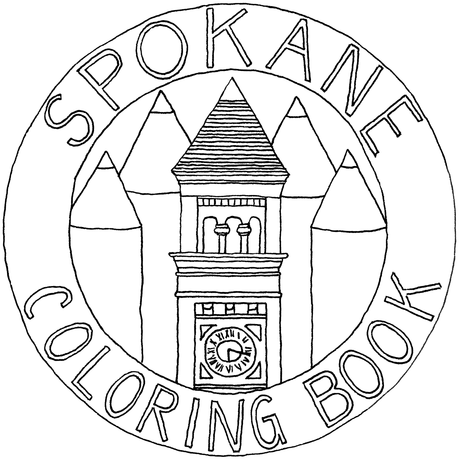 Spokane Coloring Book 