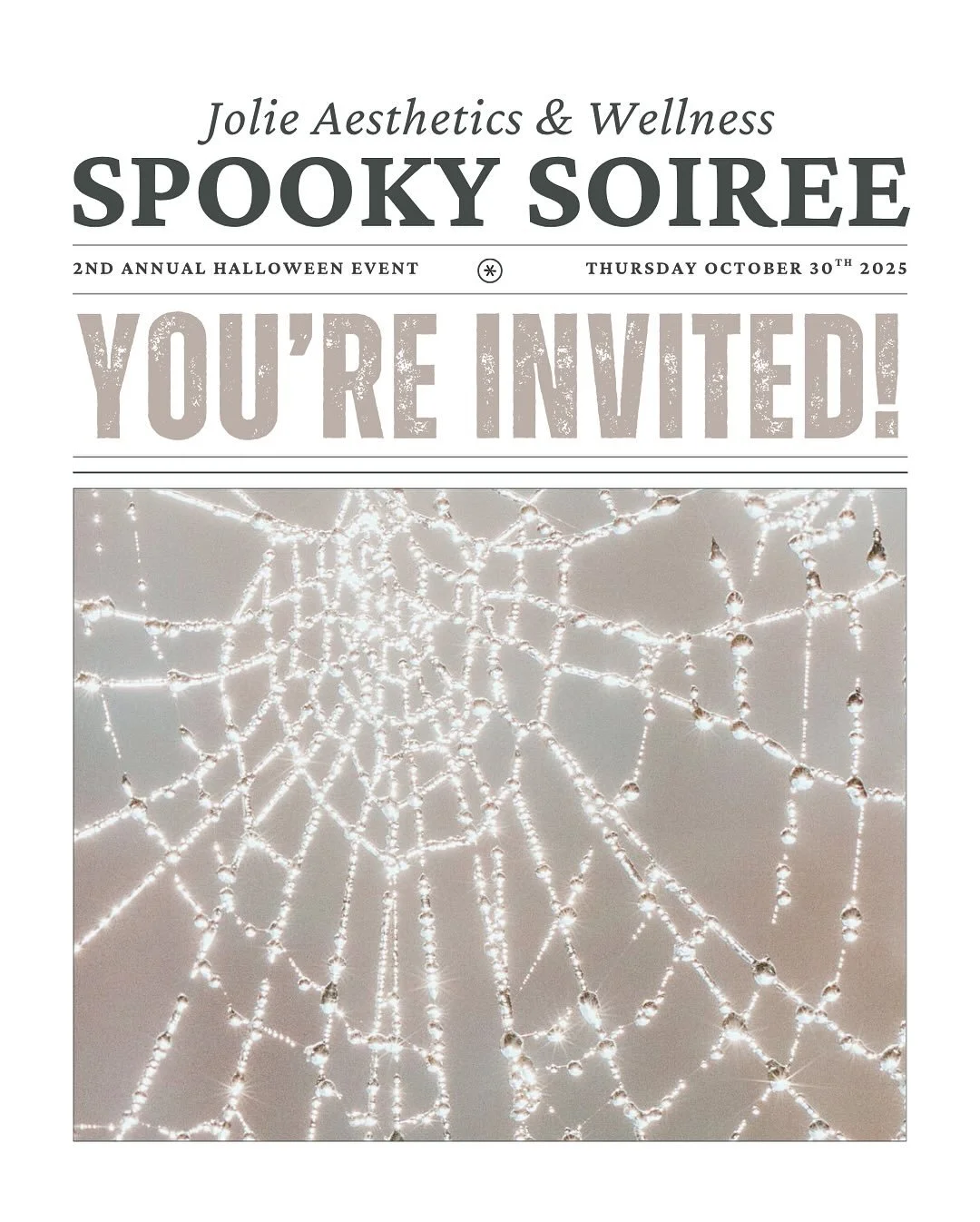 Back for round 2…Our Spooky Soirée returns!โญ๏ธ๐ธ๏ธ๐๐๐ฉท
Double the magic, double the fun.๐ฎ
Enjoy discounted treatments, mystical vibes, and incredible vendors all in one enchanting evening. ๐ซ
๐๏ธ Date: Thursday, October 30th
โฐ Time: