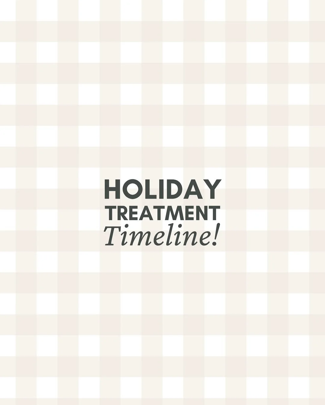 🗓️ Holiday Season = Treatment Season ⭐️🎄❄️💘

Great skin doesn&rsquo;t happen overnight. Time those treatments right and show up glowing for every party, dinner, and midnight kiss. 💋