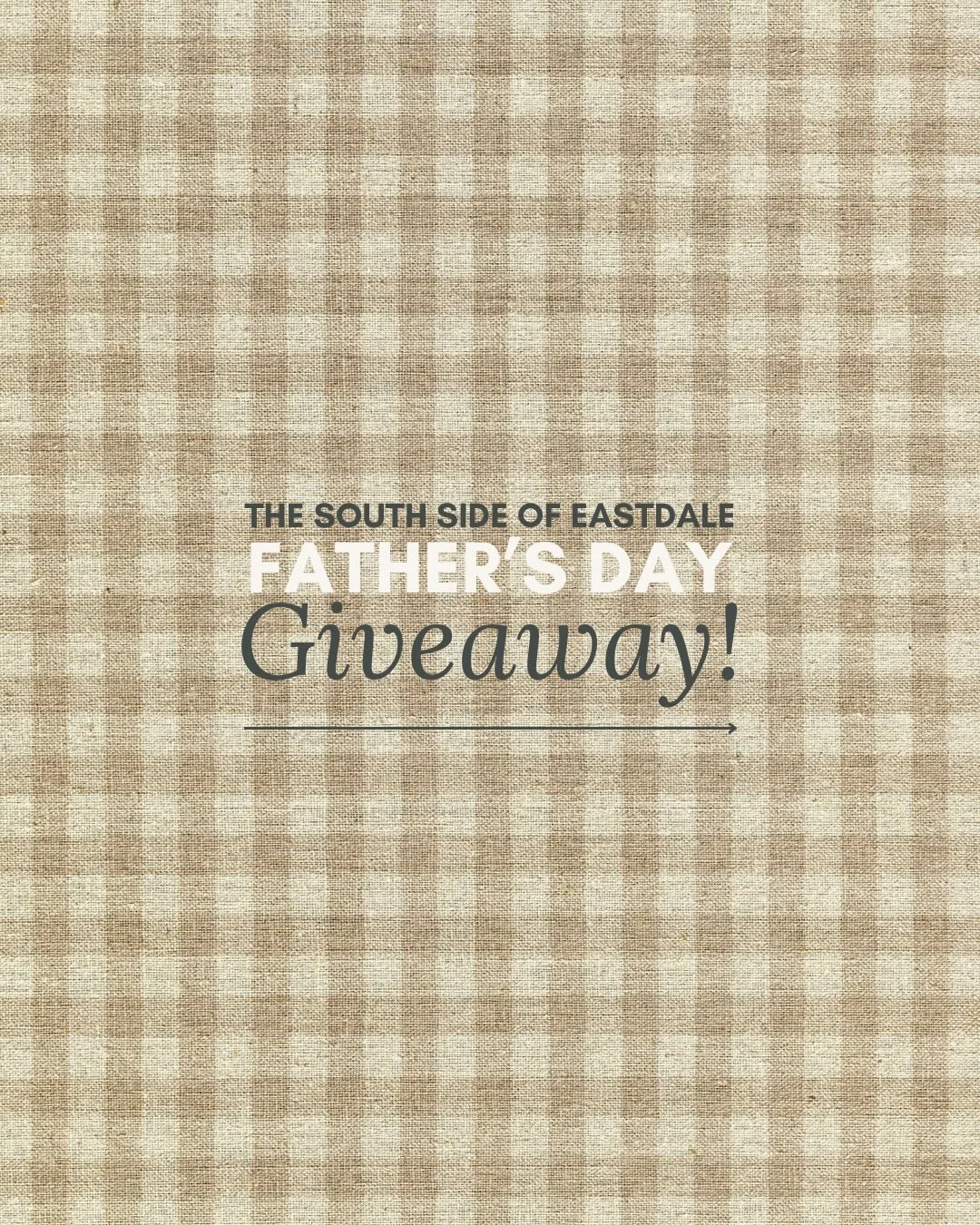 ‼️CALLING ALL DADS‼️

The South Side of Eastdale is running a giveaway featuring 7 local businesses and one lucky winner who takes it all.

✂️ Hair Driven Barber Shop &mdash; $50 gift card + 15% off haircuts &amp; styling products (for everyone durin
