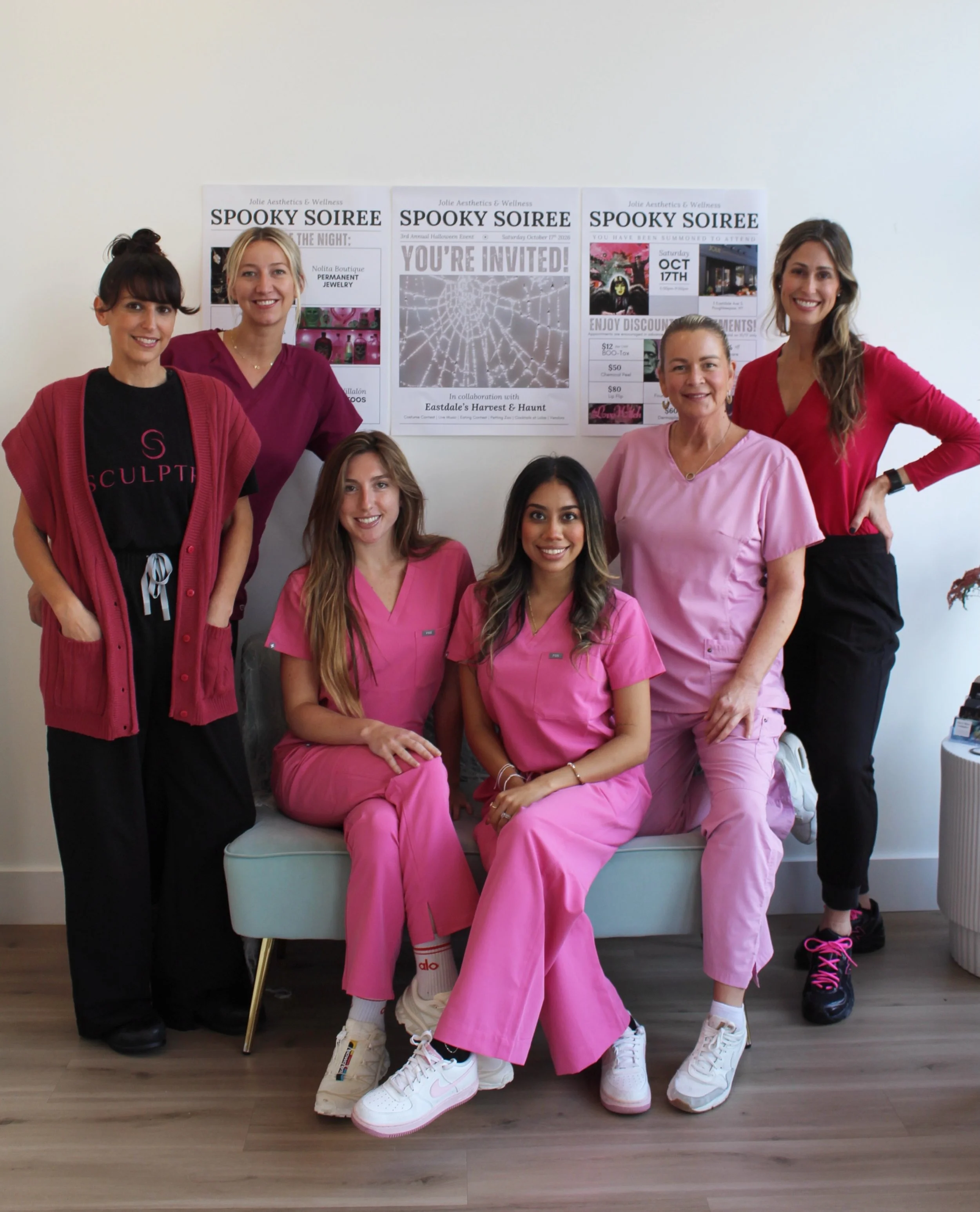 Today, our Jolie girls are wearing pink with our patients, friends, mothers, sisters, and loved ones in mind. Breast cancer touches so many lives, including people who walk through our doors.

To anyone going through it, loving someone through it, or