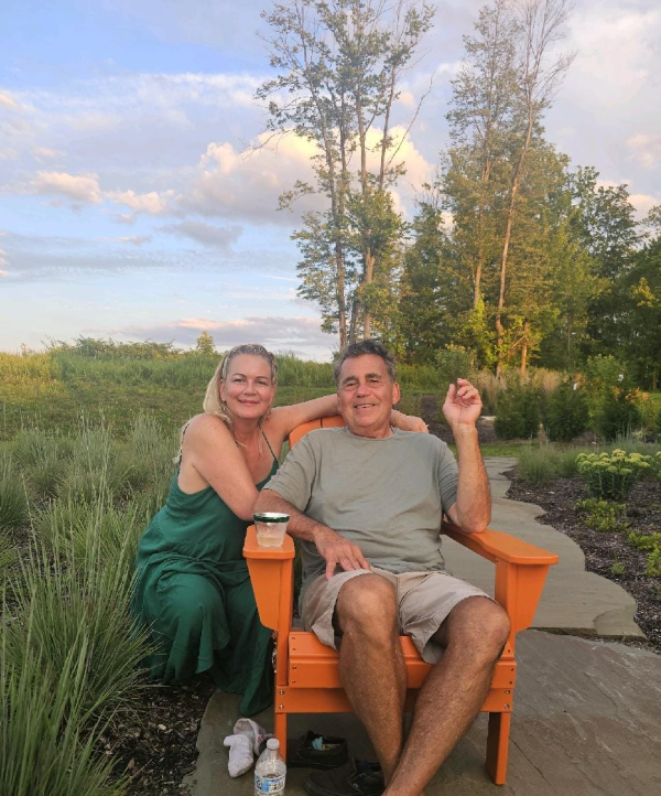 Alice Lawrence Medical Aesthetician at Jolie Aesthetics & Wellness & her husband Lou