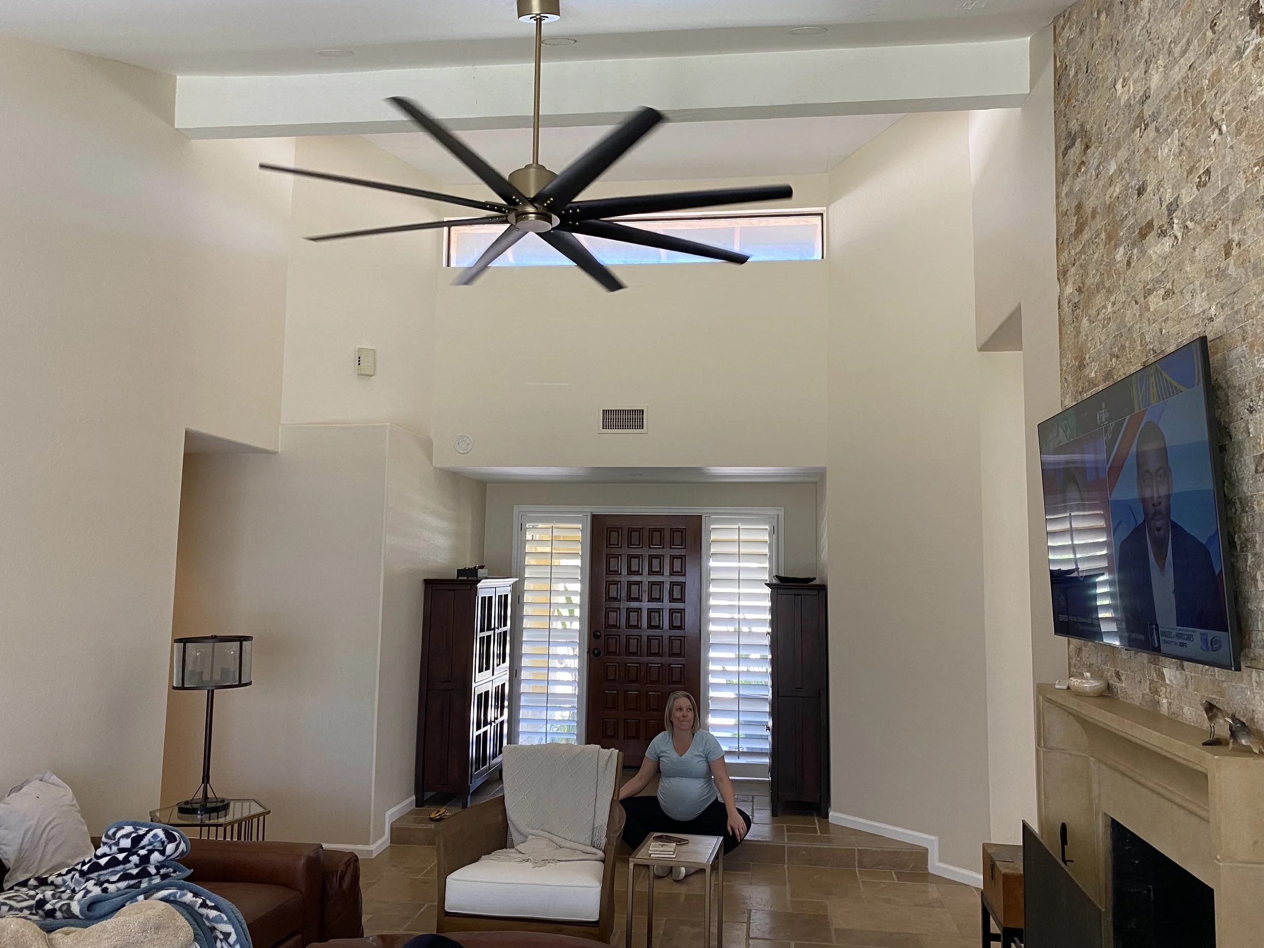 Existing Entry w/ step down and low ceiling