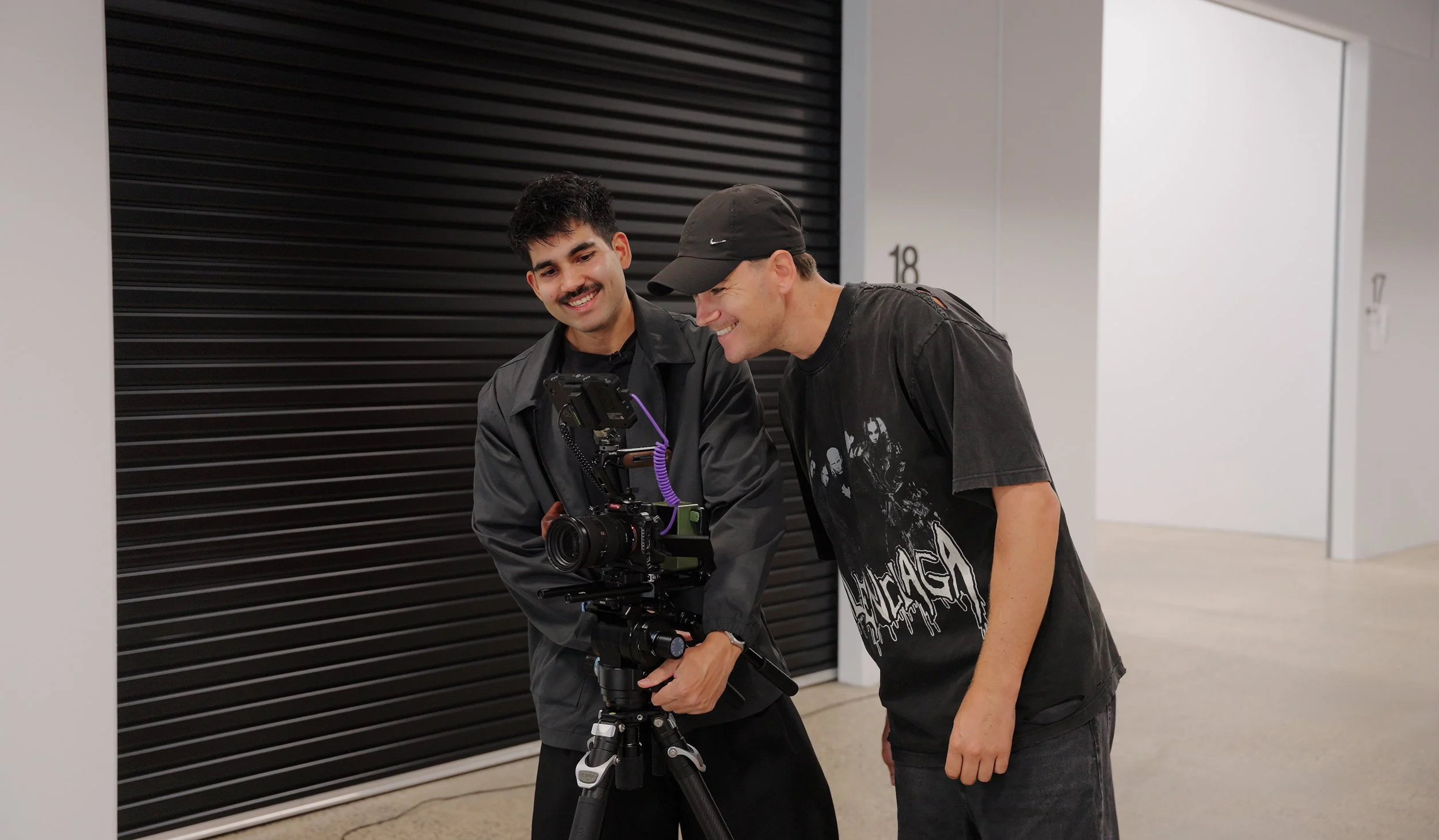 The Aviate Productions team on set