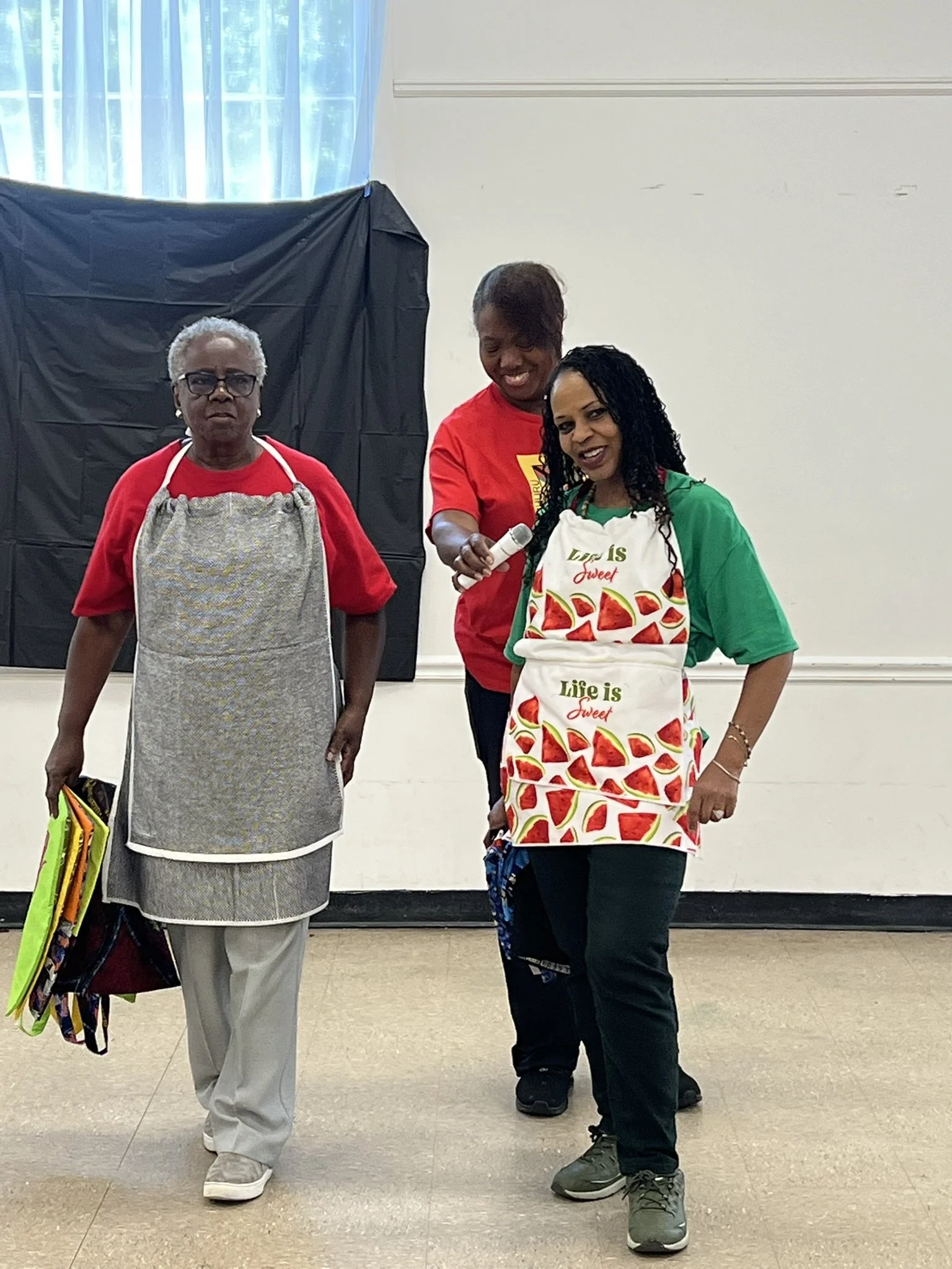 April Workshop Project Apron: Tammie M. Maxine M.