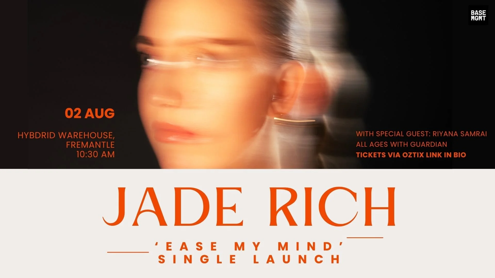 Jade Rich ‘Ease My Mind’ Single Launch