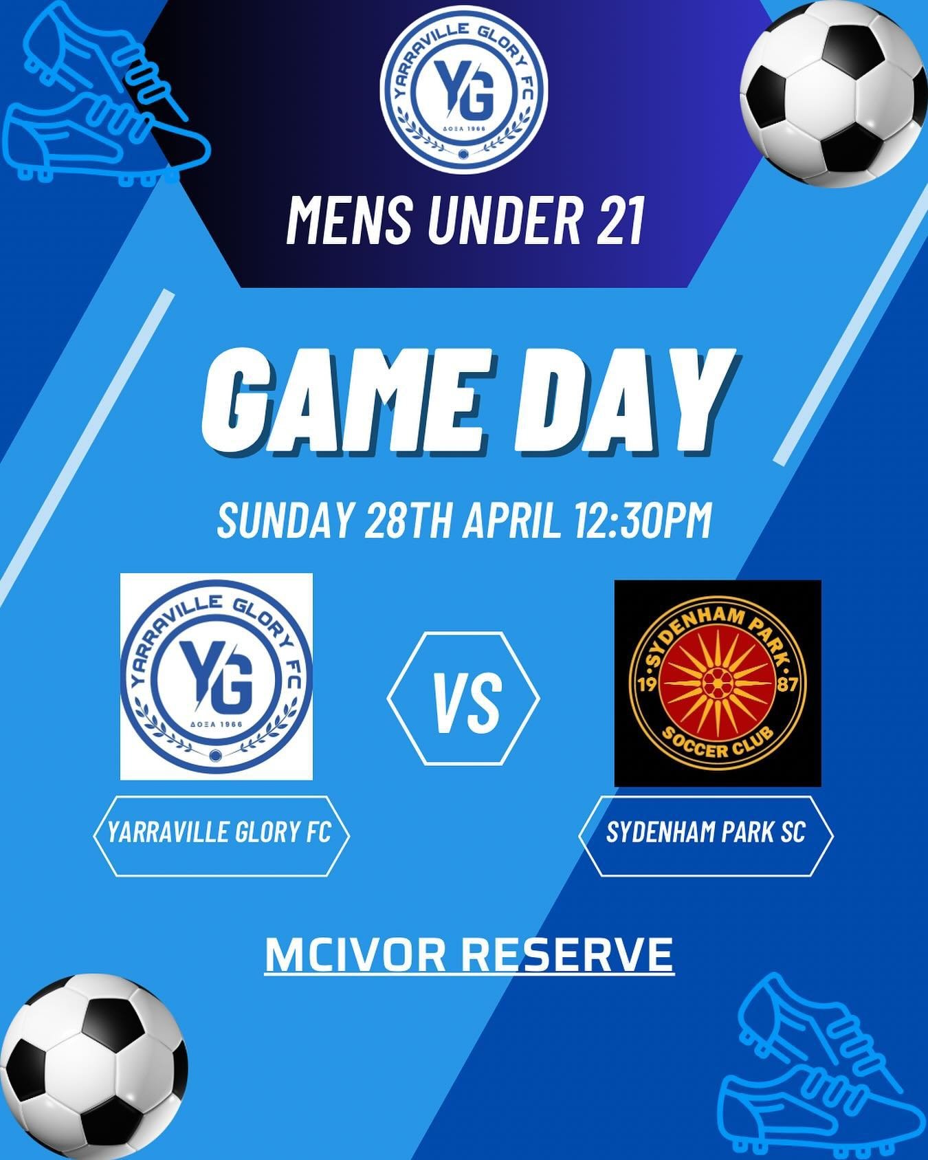 After a win in game one of the 2024 season come down to McIvor tomorrow and watch the men&rsquo;s U21 team take on Sydenham Park #doxa #ygfc #glory
