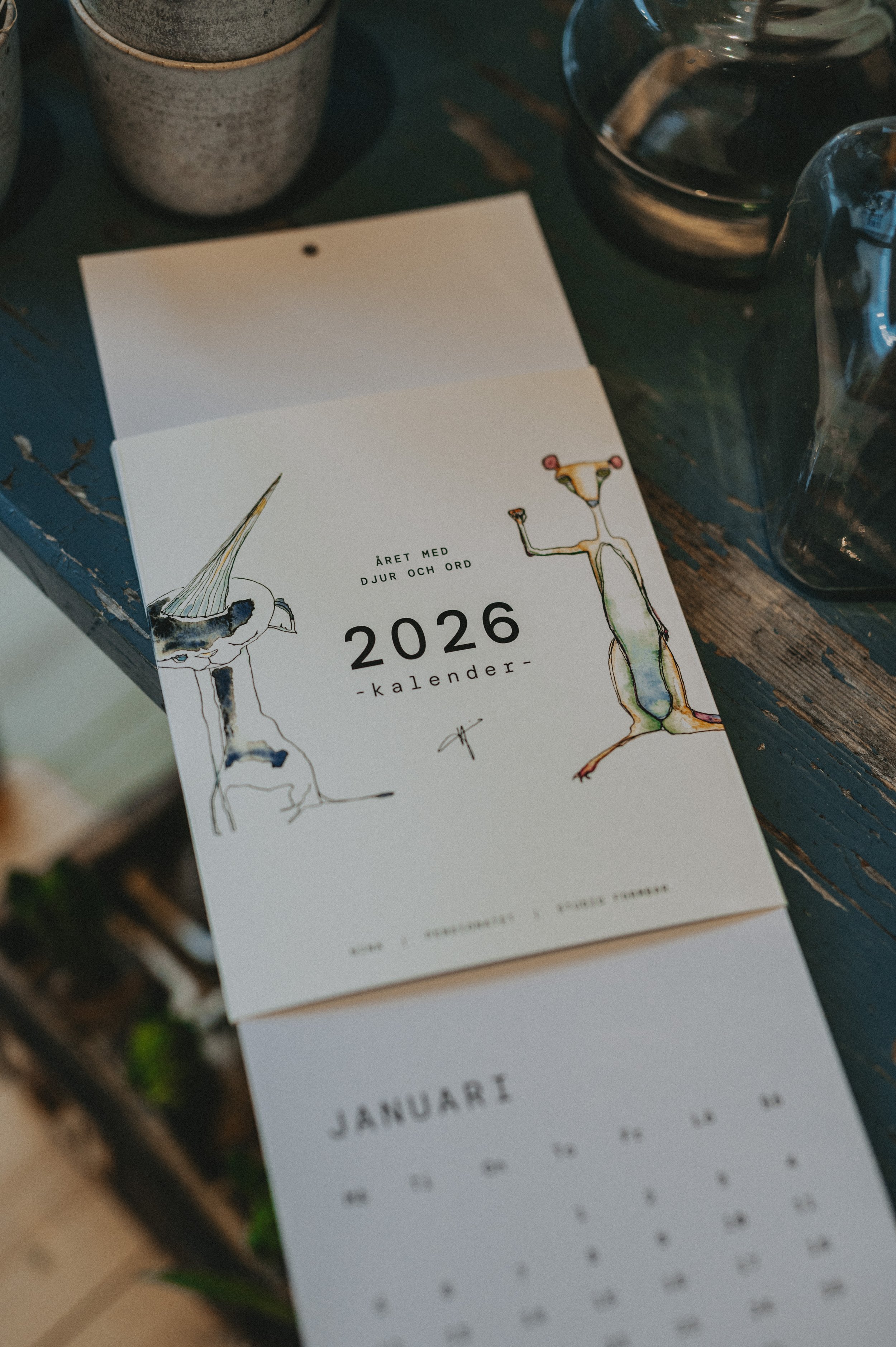 Kalender- Året med djur och ord