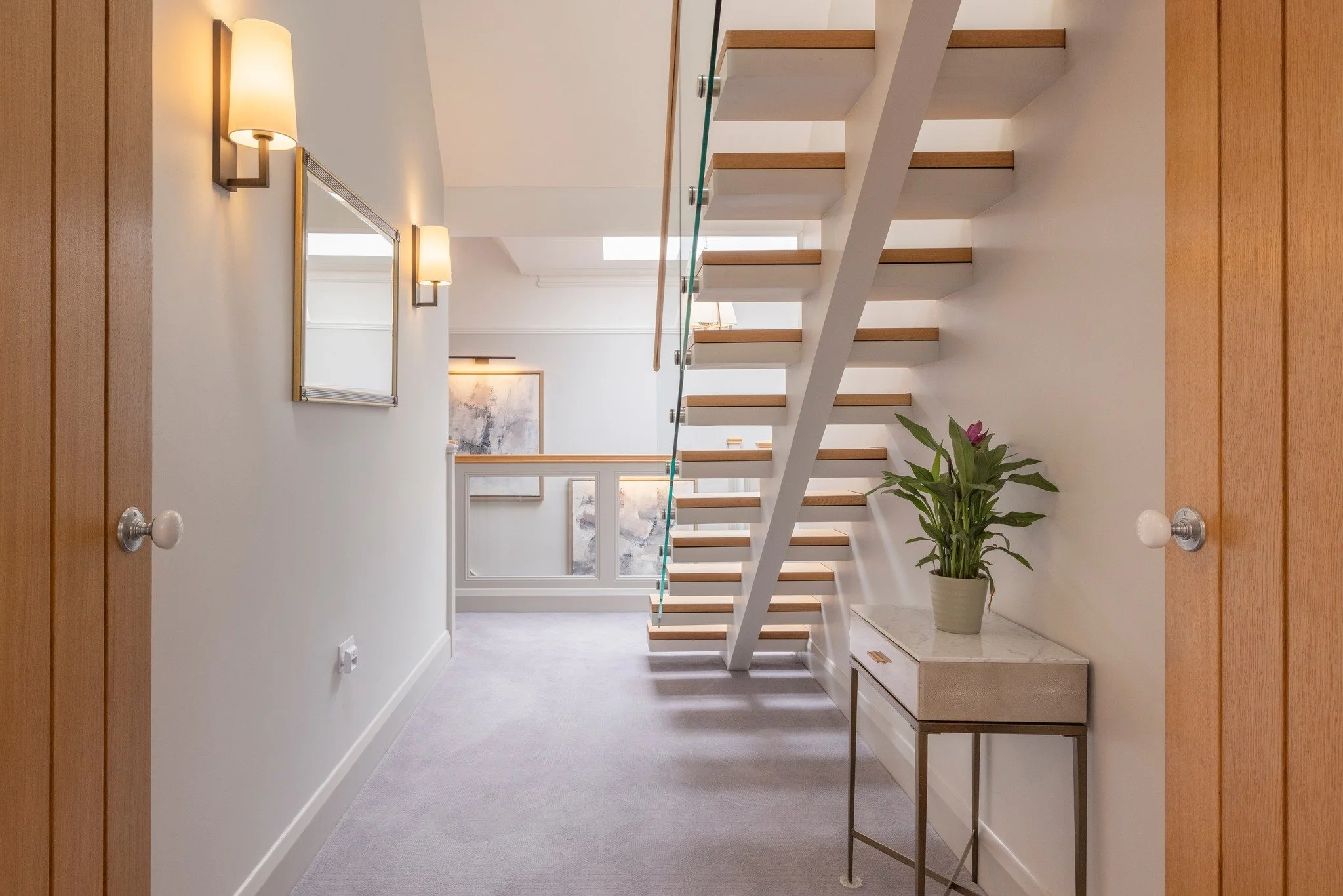 ✨ Why can&rsquo;t hallways be beautiful? ✨

From floating staircases to statement lighting and natural textures, these transitional spaces are designed with the same care as the main rooms.

Every detail &mdash; from joinery to flow &mdash; elevates 