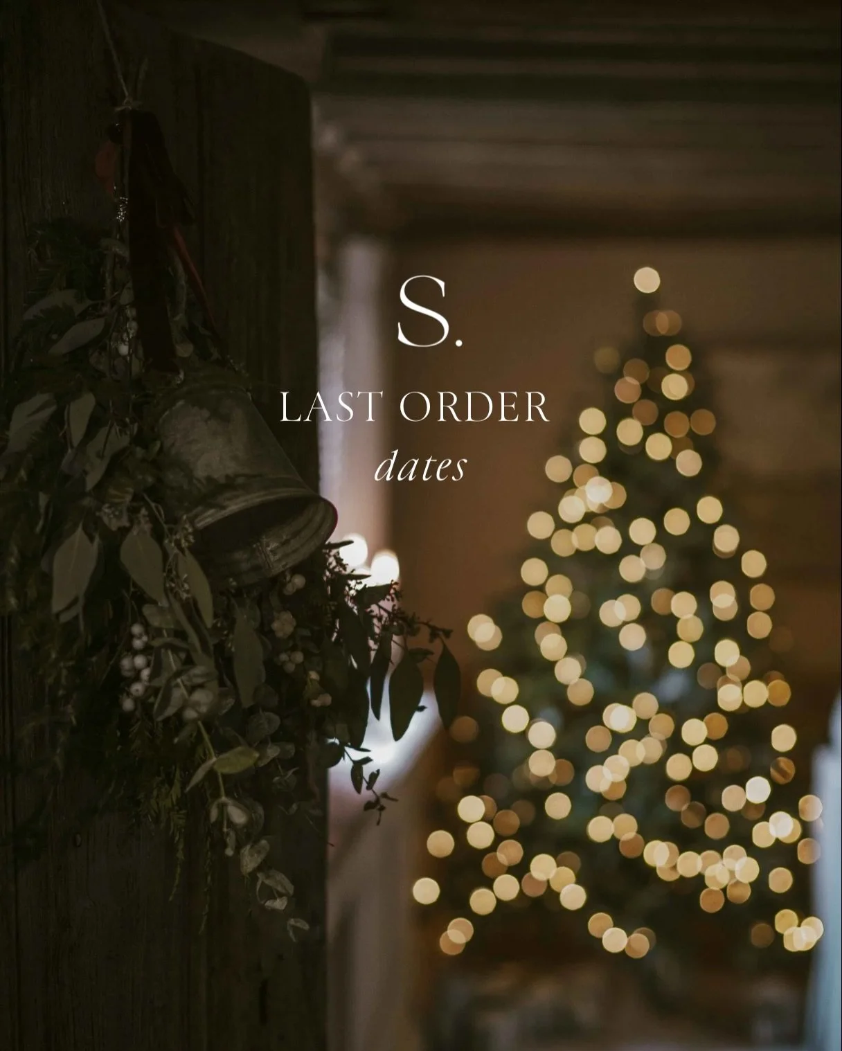 Swipe for our order cut off dates for guaranteed Christmas delivery.. Only 4 days left to order any of our beautifully handmade products 🪡 #sewn