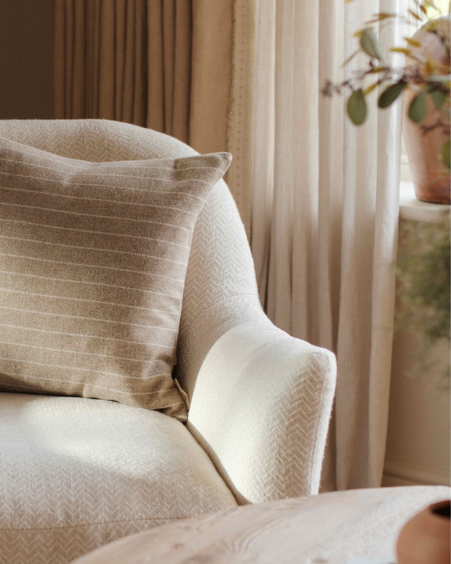 If only you could feel the fabric through the screen. 

Cushions | Cushion | Striped Cushion | Neutral Cushions