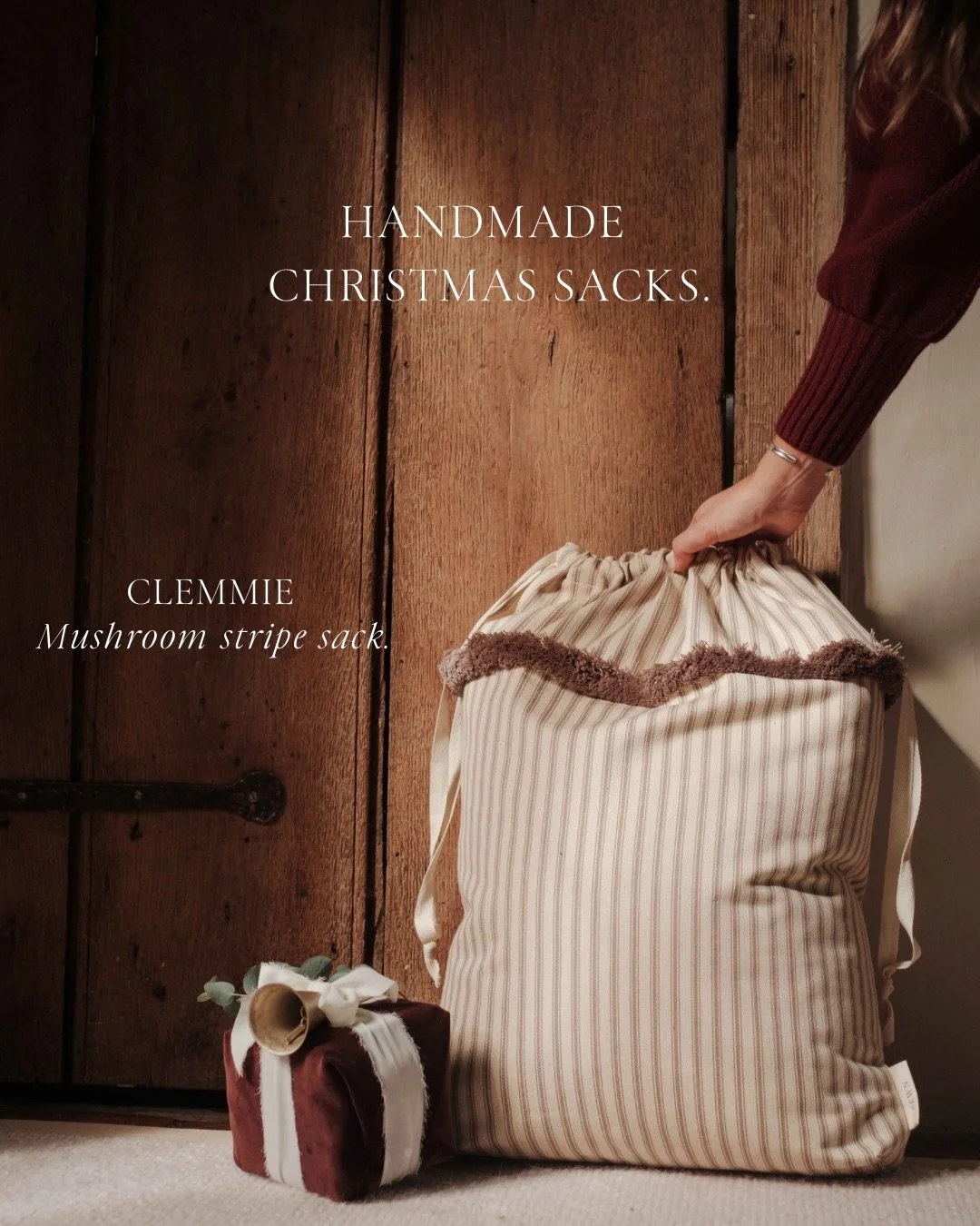 For the magic of Christmas morning ✨

Thoughtfully handmade in beautiful, luxury fabrics, our Christmas sacks are designed to become part of the traditions you look forward to year after year.

Six timeless designs, each made to bring a little extra 