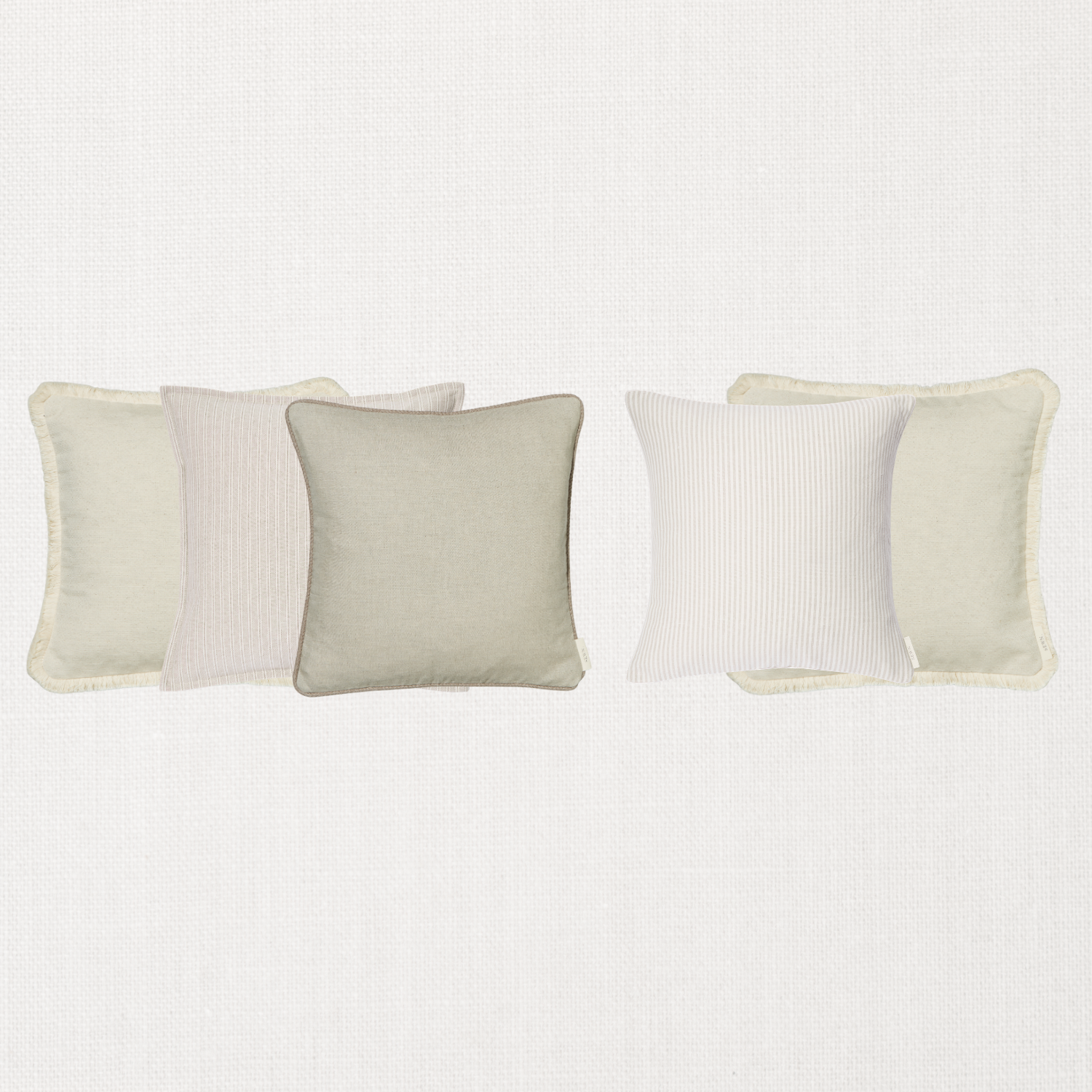 Natural Linen Sofa Cushion Combination