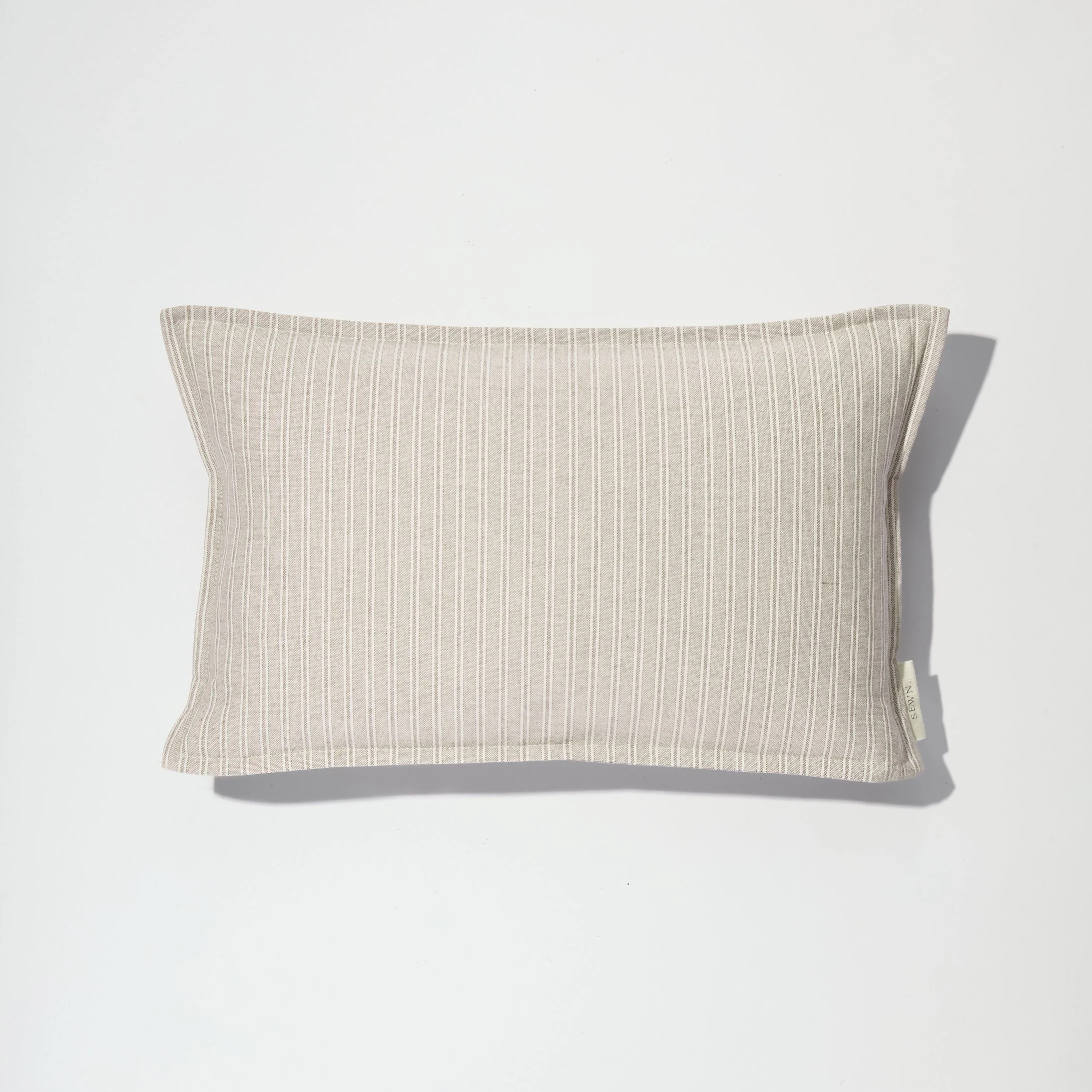Gigi - Natural Ticking Stripe Rectangular Cushion