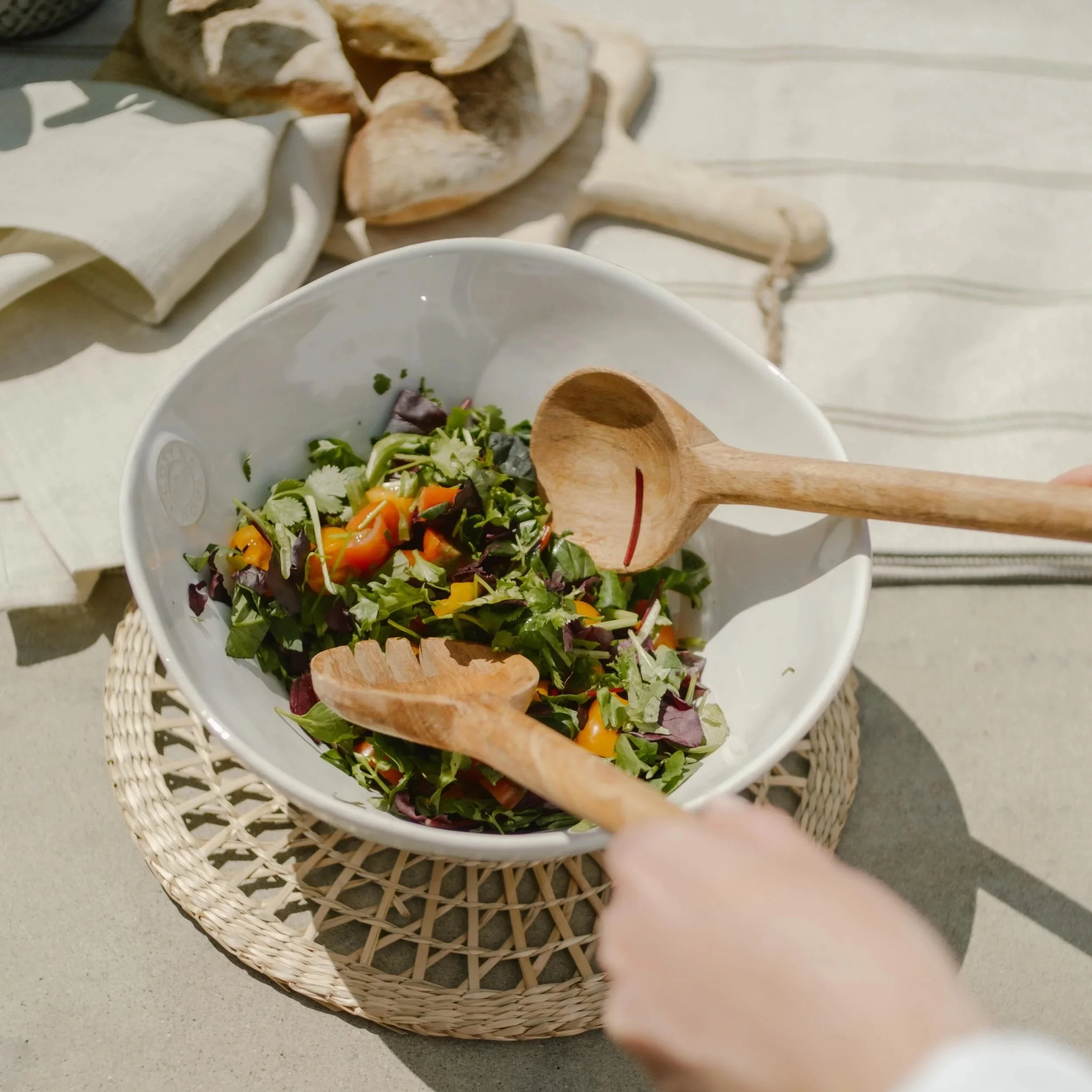 Mango Wood Salad Servers - Set of 2