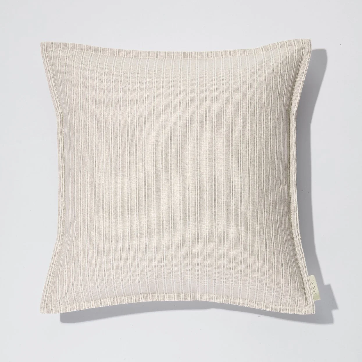 Georgina - Natural Ticking Striped Cushion