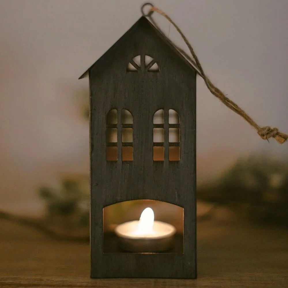 Medium Grey Distressed House
