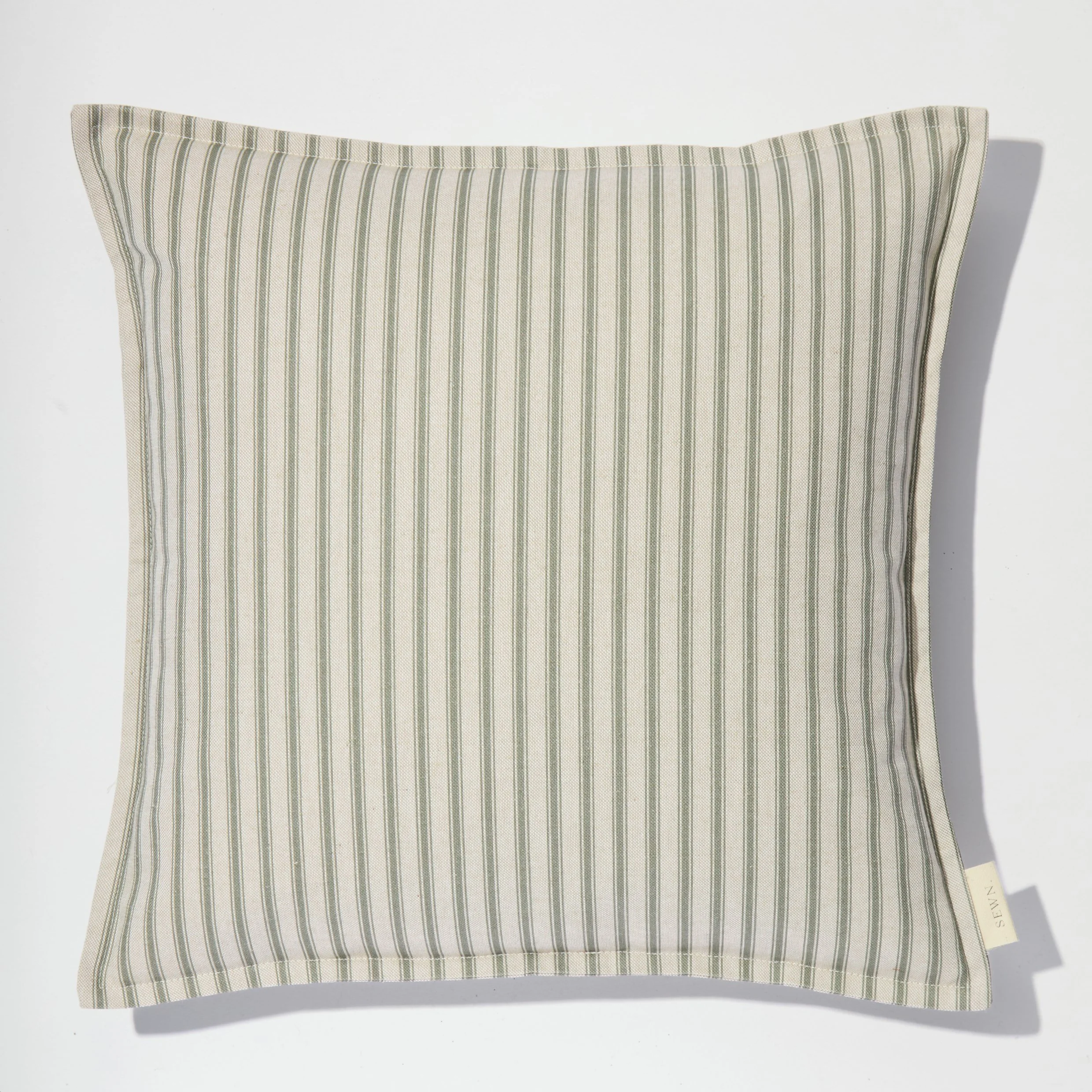 Hazel-green-ticking-stripe-cushion.jpg