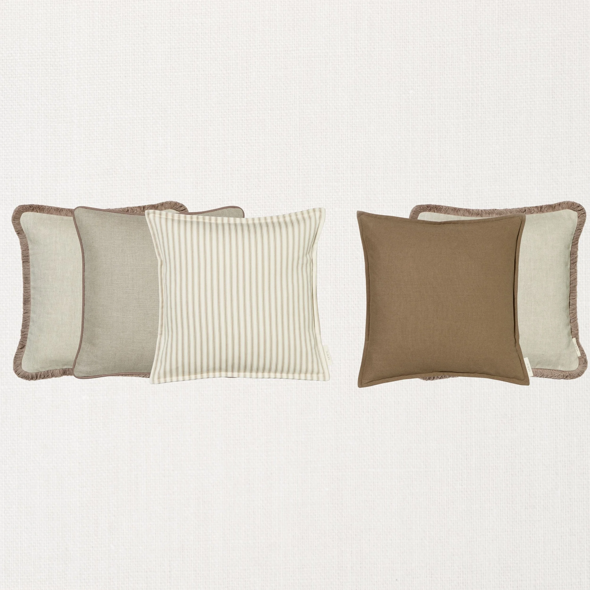 Mocha Mousse Sofa Cushion Combination