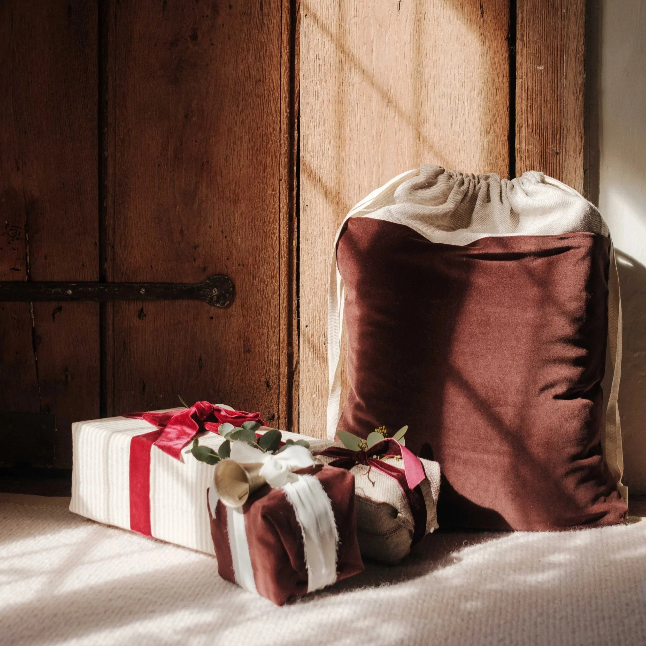 Margot - Brown Velvet Sack