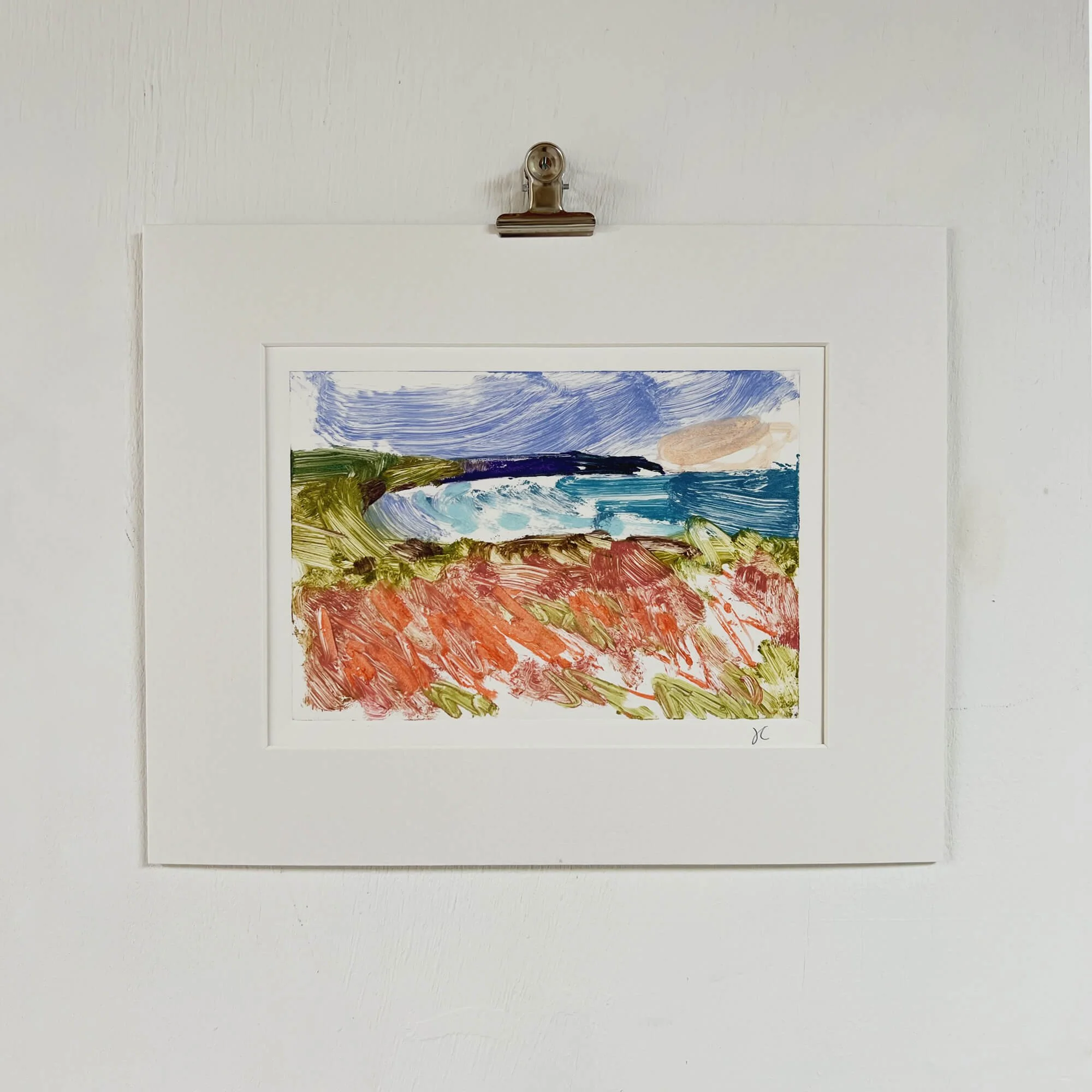 Image 1 of 2 JC_Tumulus2.jpg Image 2 of 2 Tumulus II -Monotype by Josie Clouting
