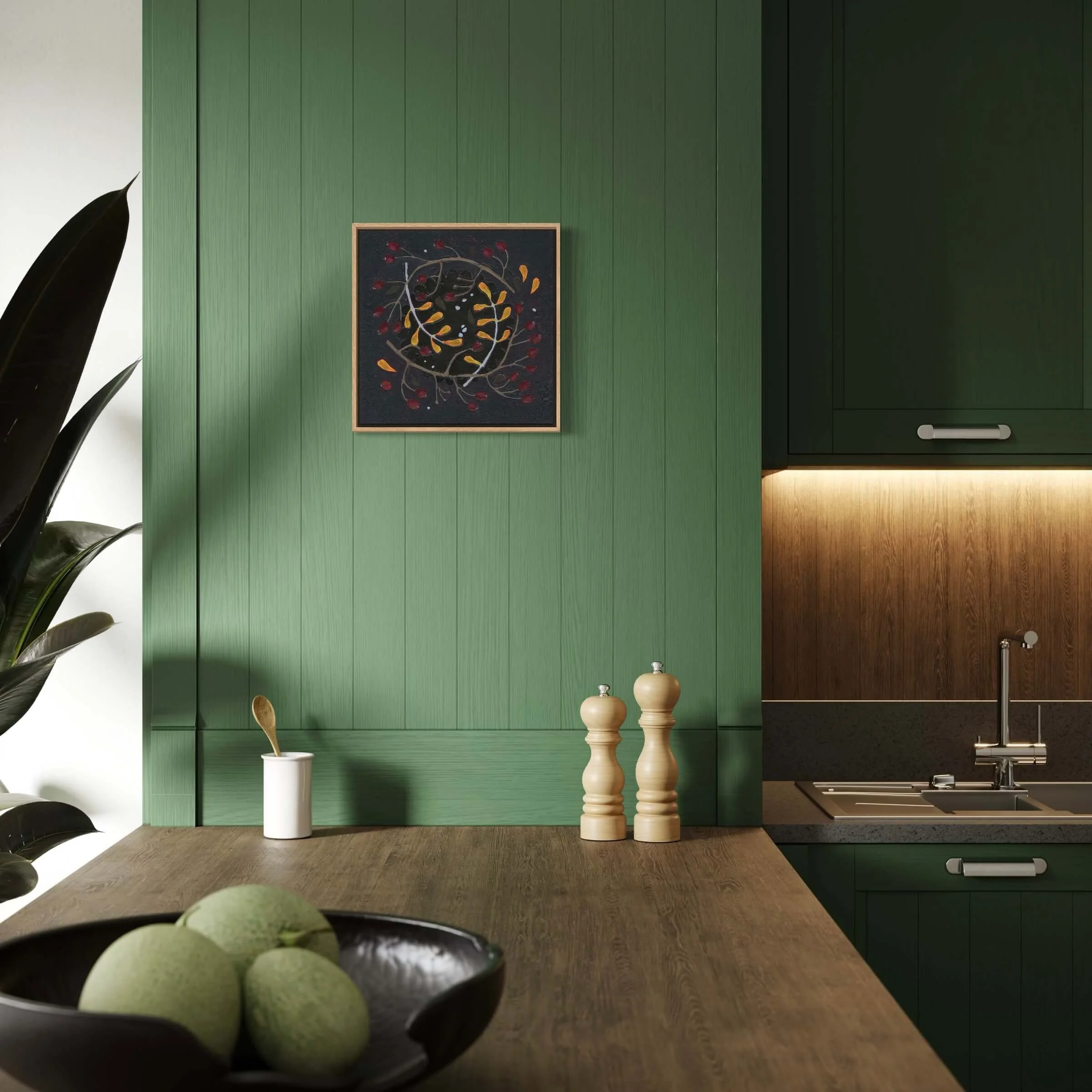 Ali Mackie Art Wilder - Wreaths art in your home for sale