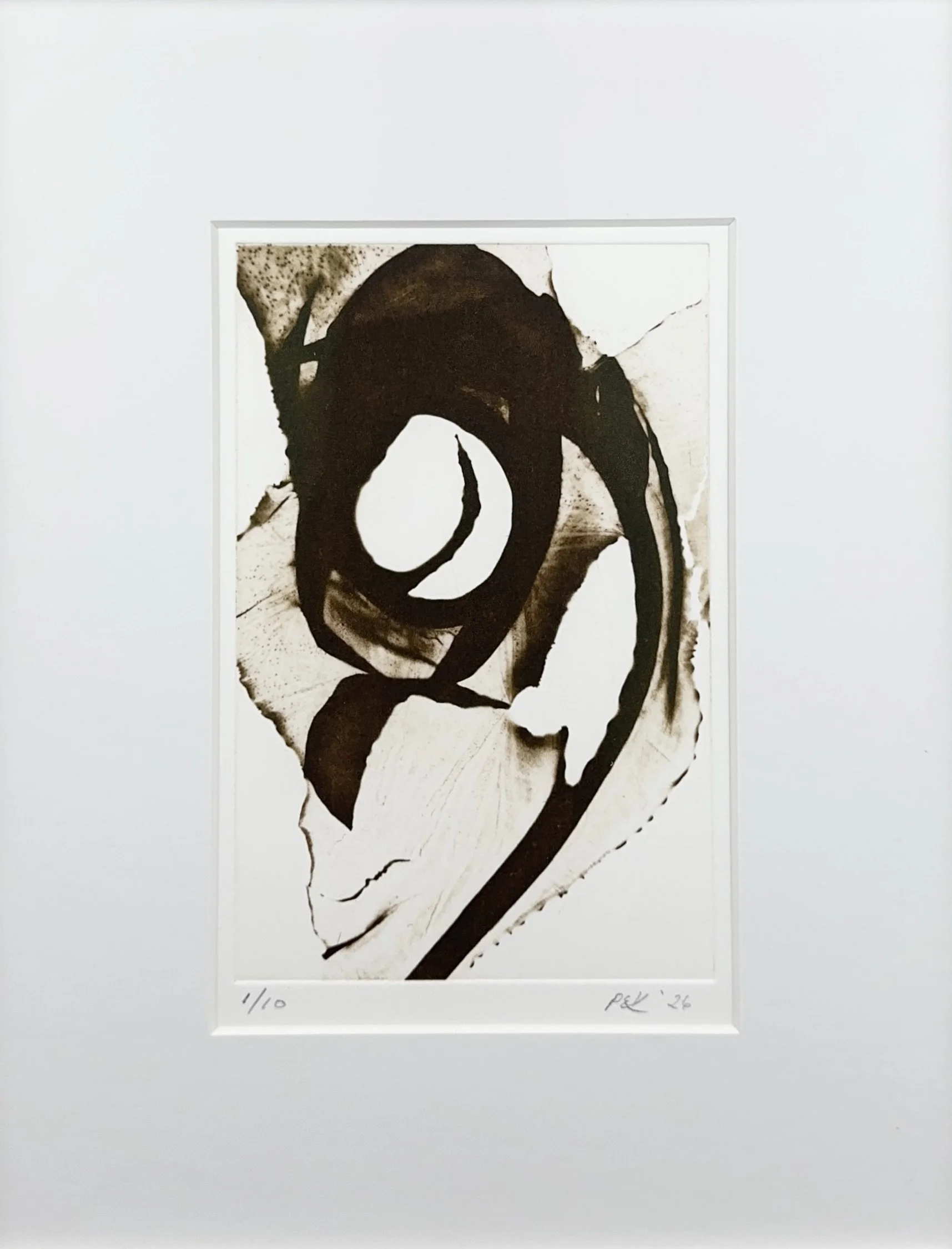 Relic: Dabberlocks 3. Portia Knight. Seaweed Art. Cameraless polymer photogravure