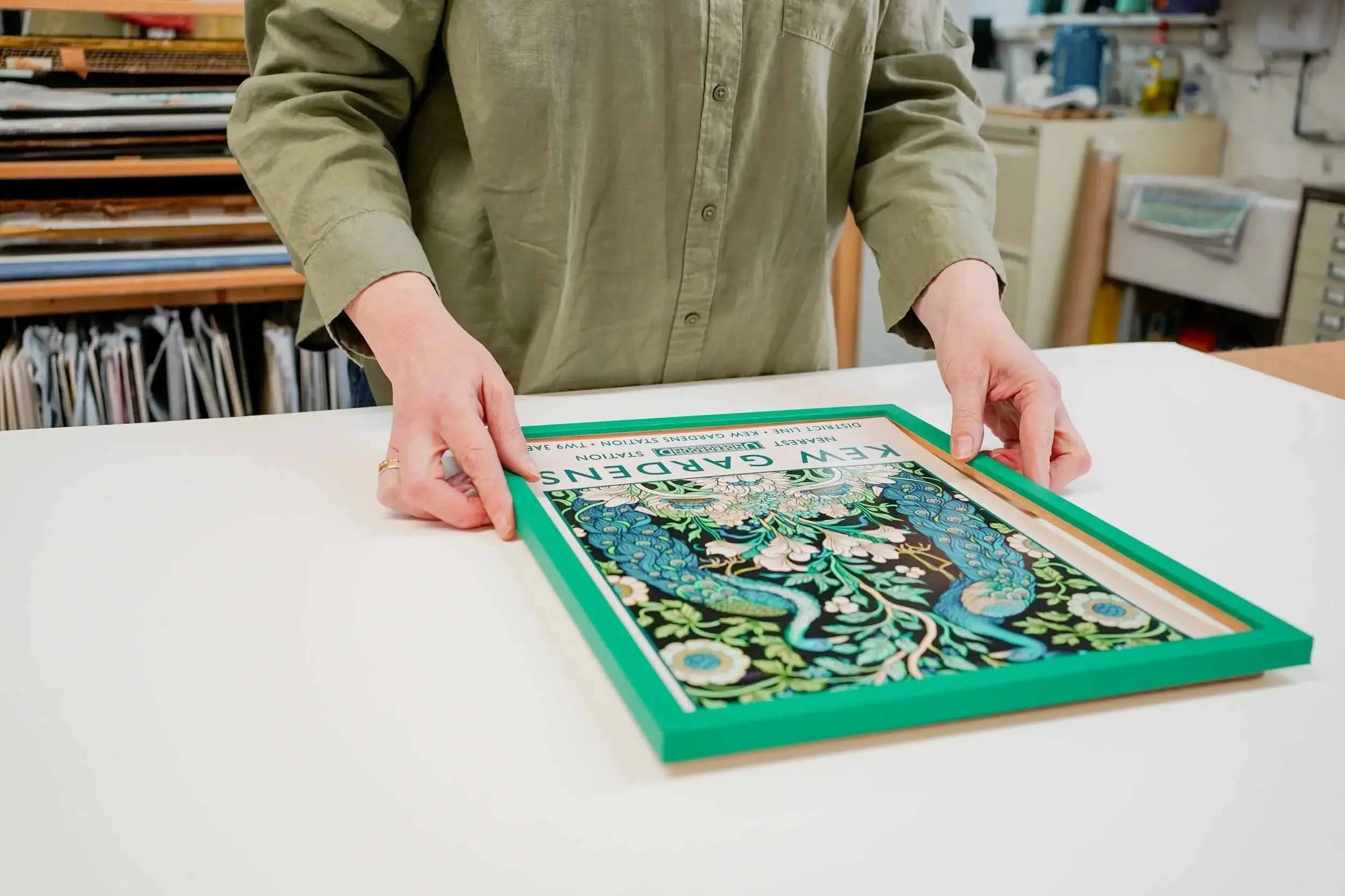 Emerald Frames and Gallery website