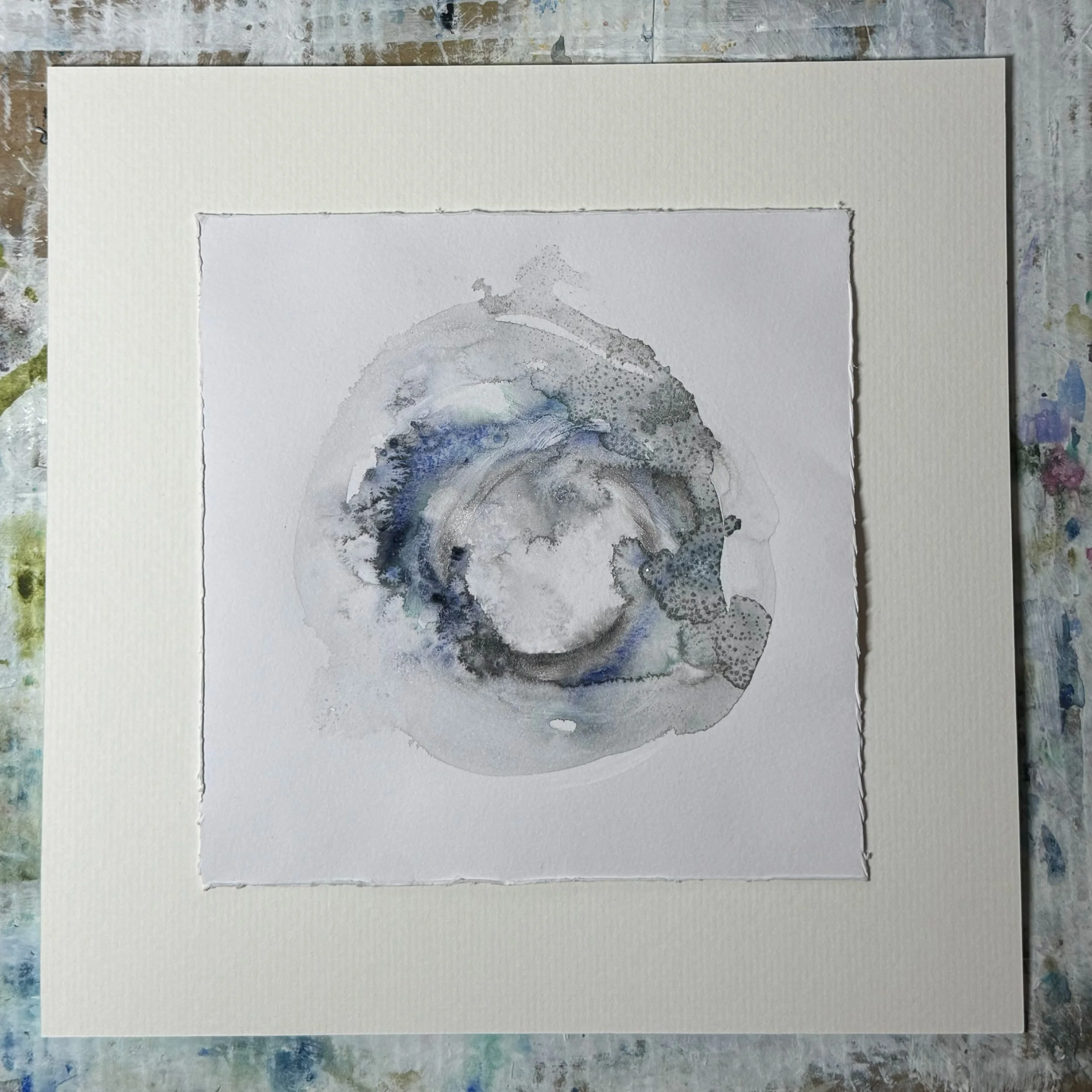 Pebble Portal Series (Glimmer) - Original watercolours by Jacqueline Ford
