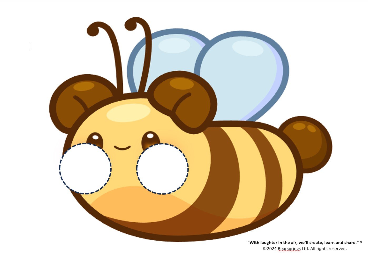 Bearsprings Bobbin Bee Mask
