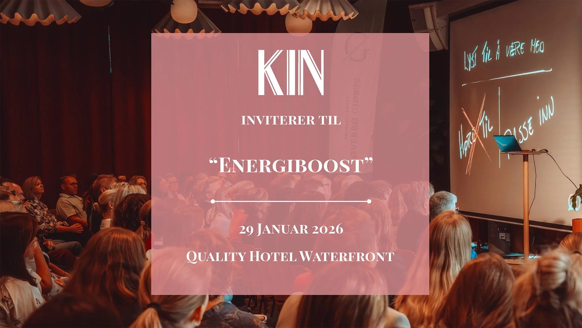 Energiboost med KIN: faglig påfyll, inspirasjon og mingling