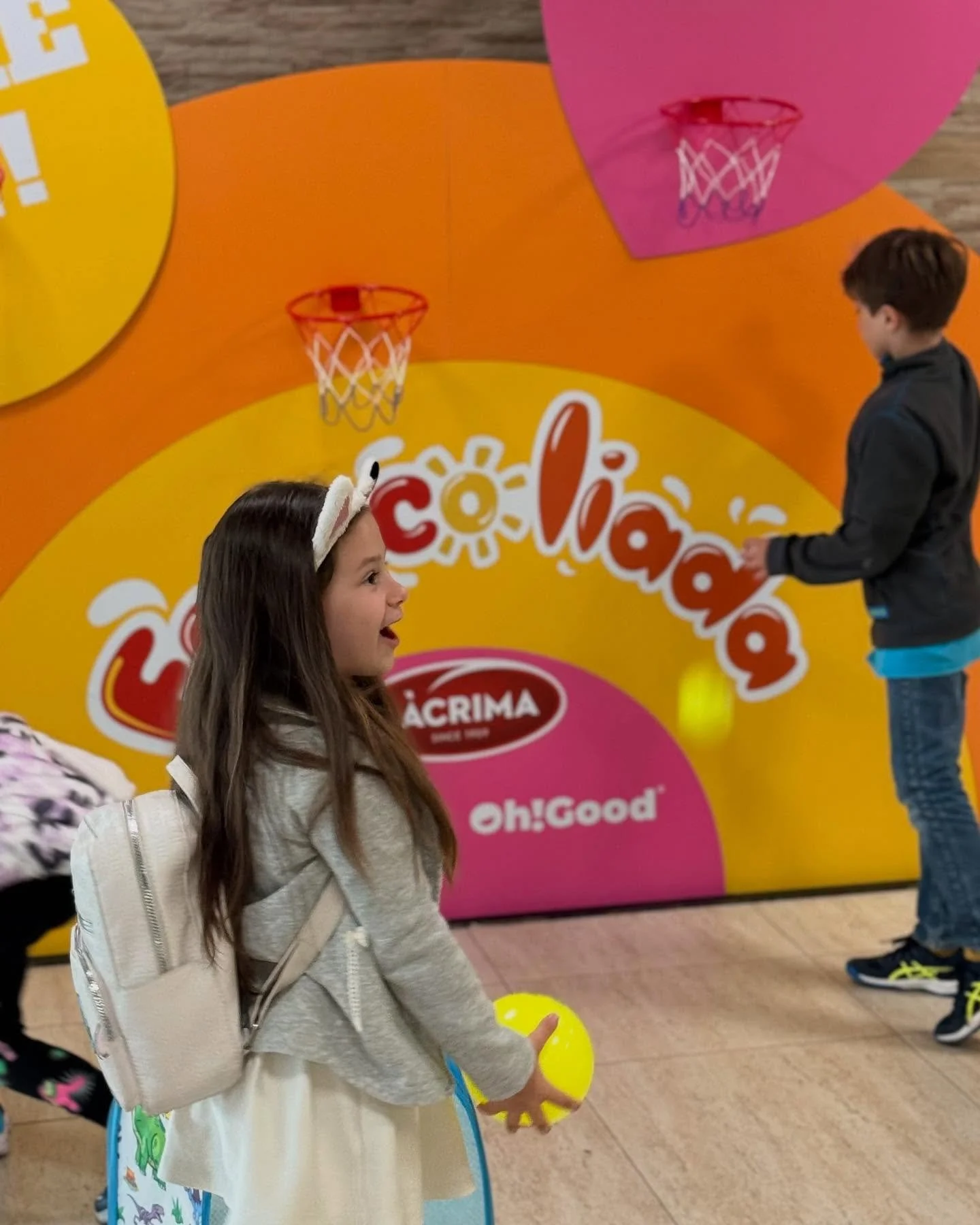 Създадохме този слънчев интерактивен щанд за откриването на най-мащабното спортно събитие за деца и подрастващи в България - @frezcoliada ☀️🌈
Резултатът - безброй развълнувани детски усмивки и доста точни попадения от може би бъдещи шампиони! 
Успех
