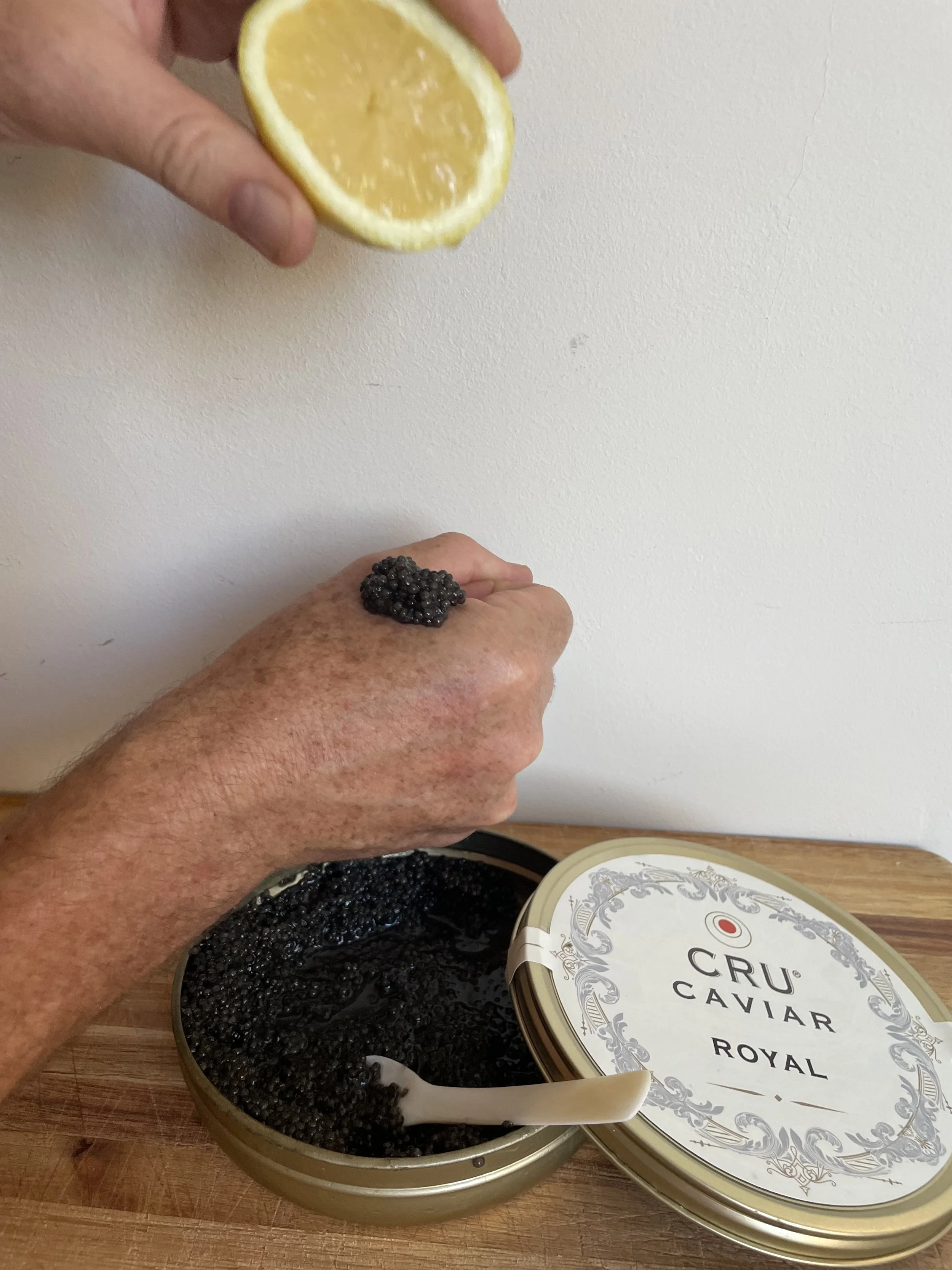 A squeeze of lemon. That's my flavour! Geoff