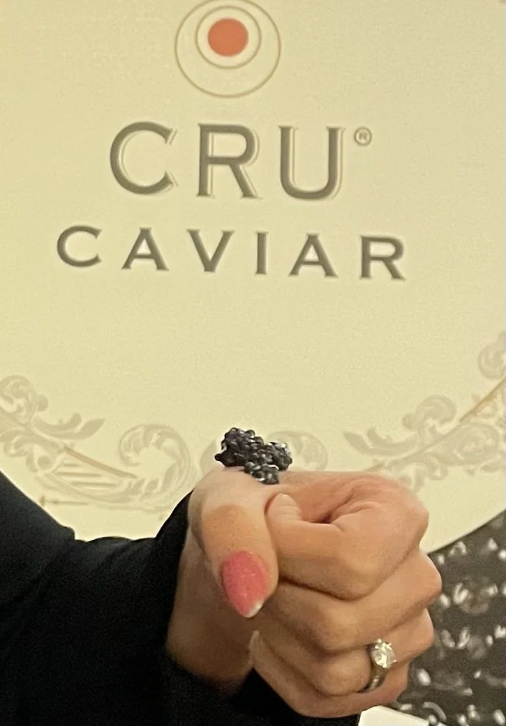 This is the finest quality - 'Cru' Caviar. Amy