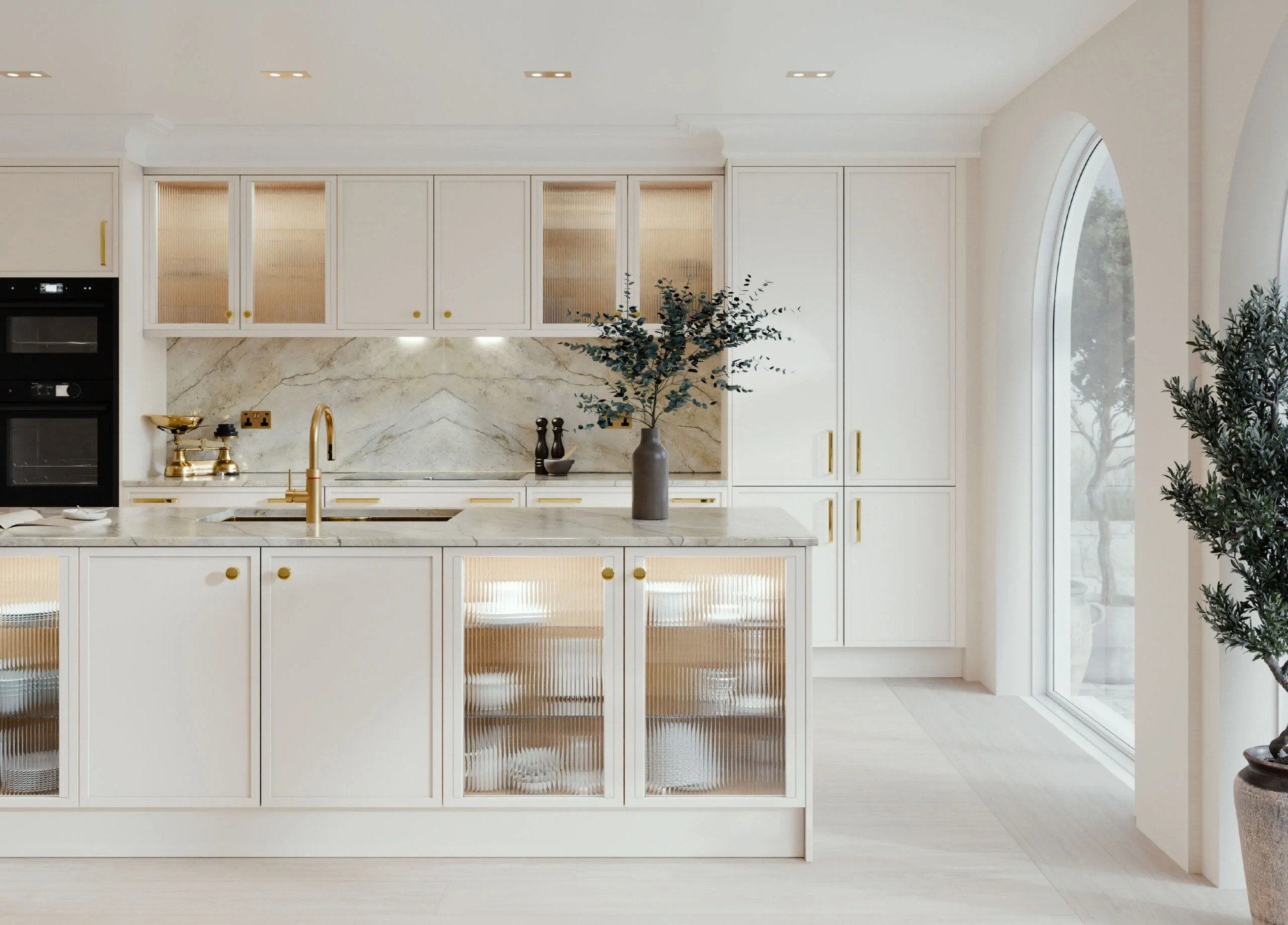 cream modern kitchen