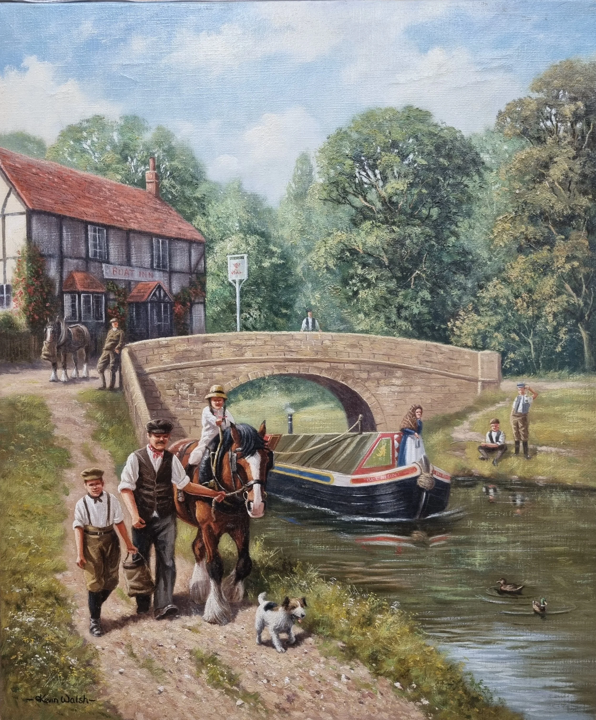 Kevin Walsh - Canal Scene