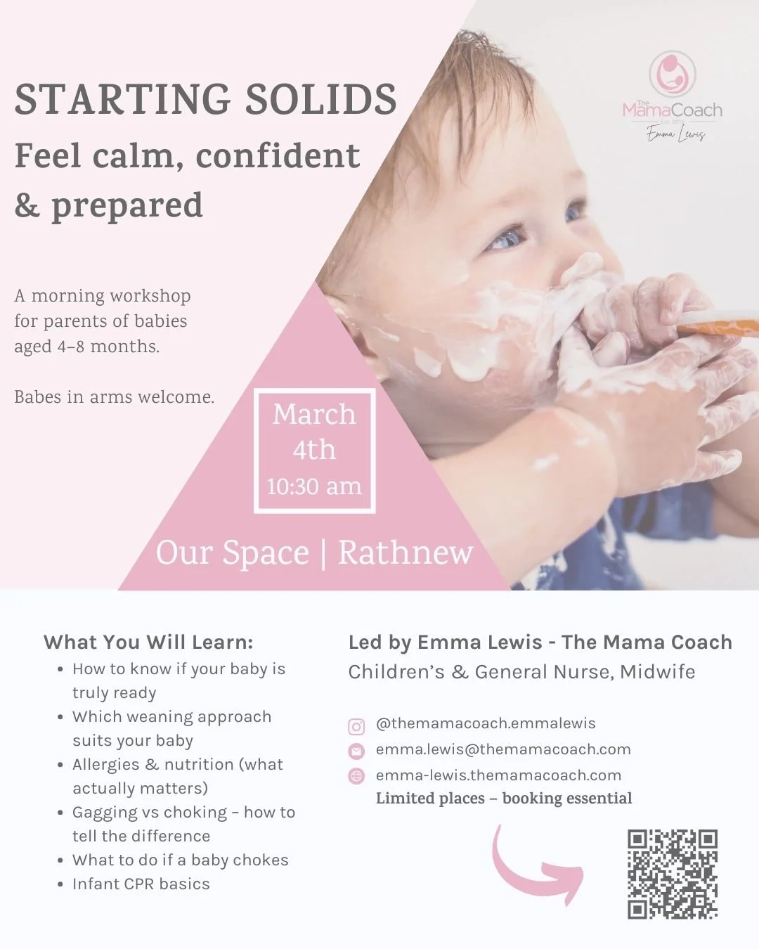 Starting Solids: Feel Calm, Confident &amp; Prepared with The Mama Coach