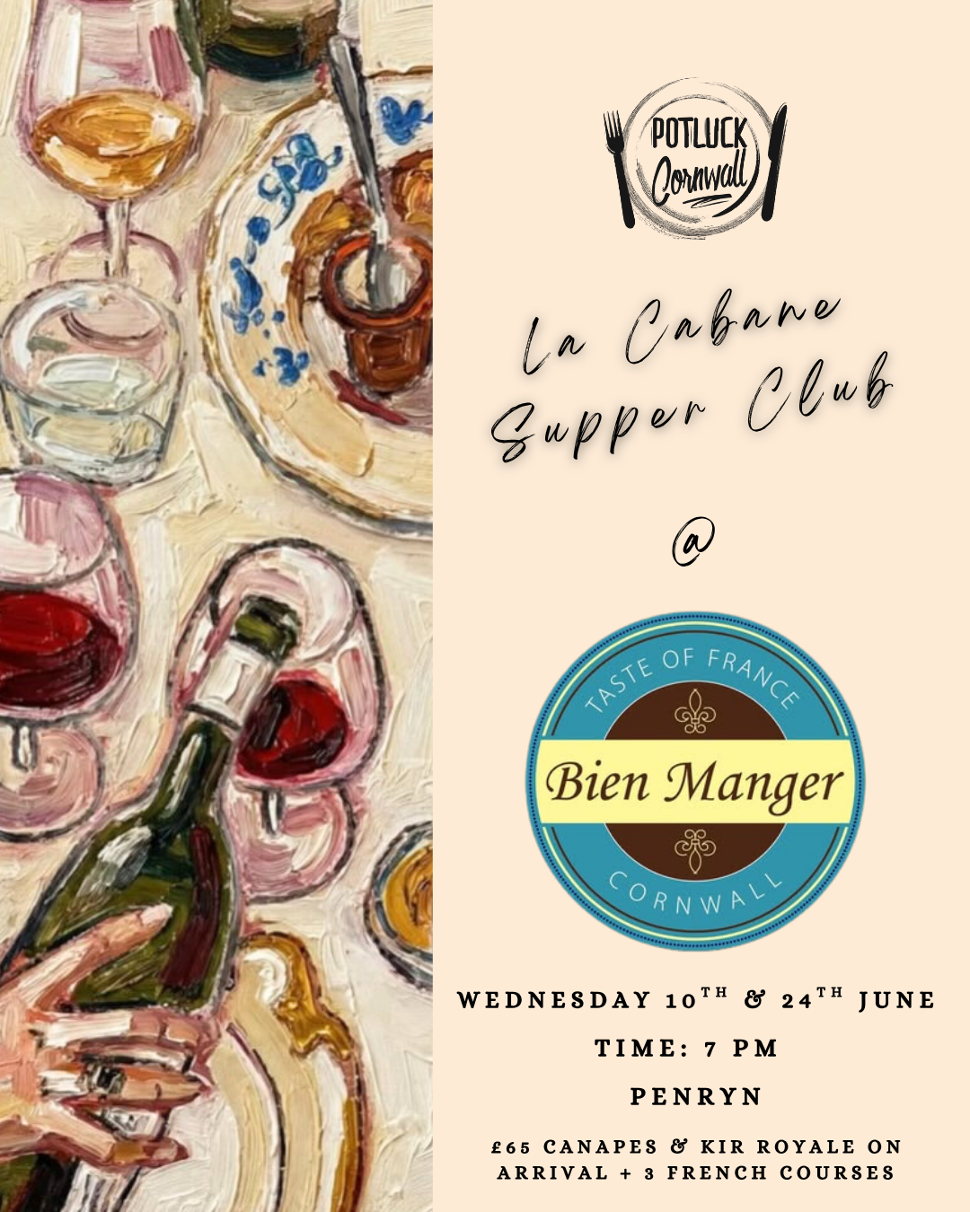 10th June - French Supper Club